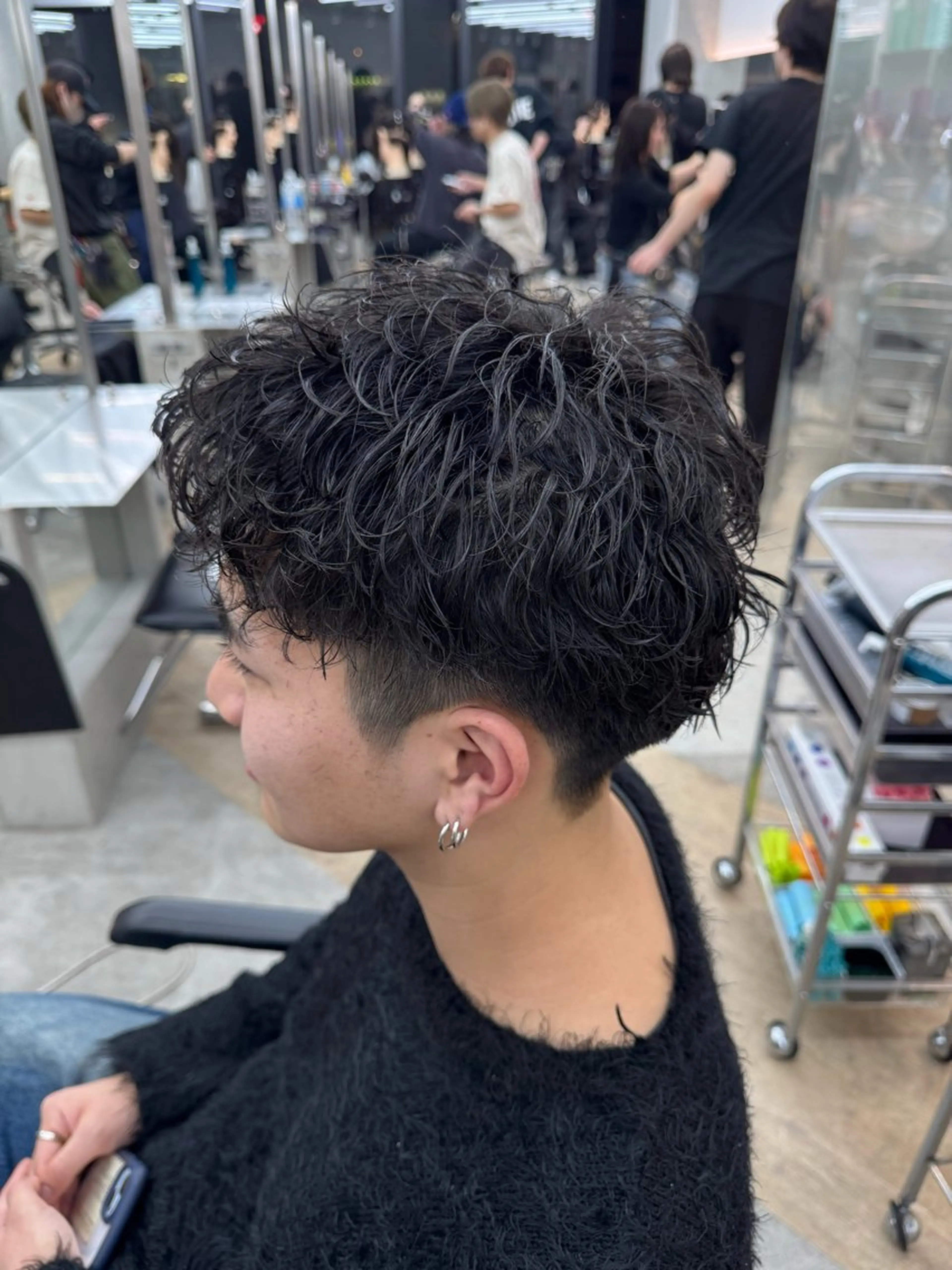 パーマ メンズ カット パーマ ☀️メンズパーマ☀️ /栄/濵﨑新成のヘアスタイル