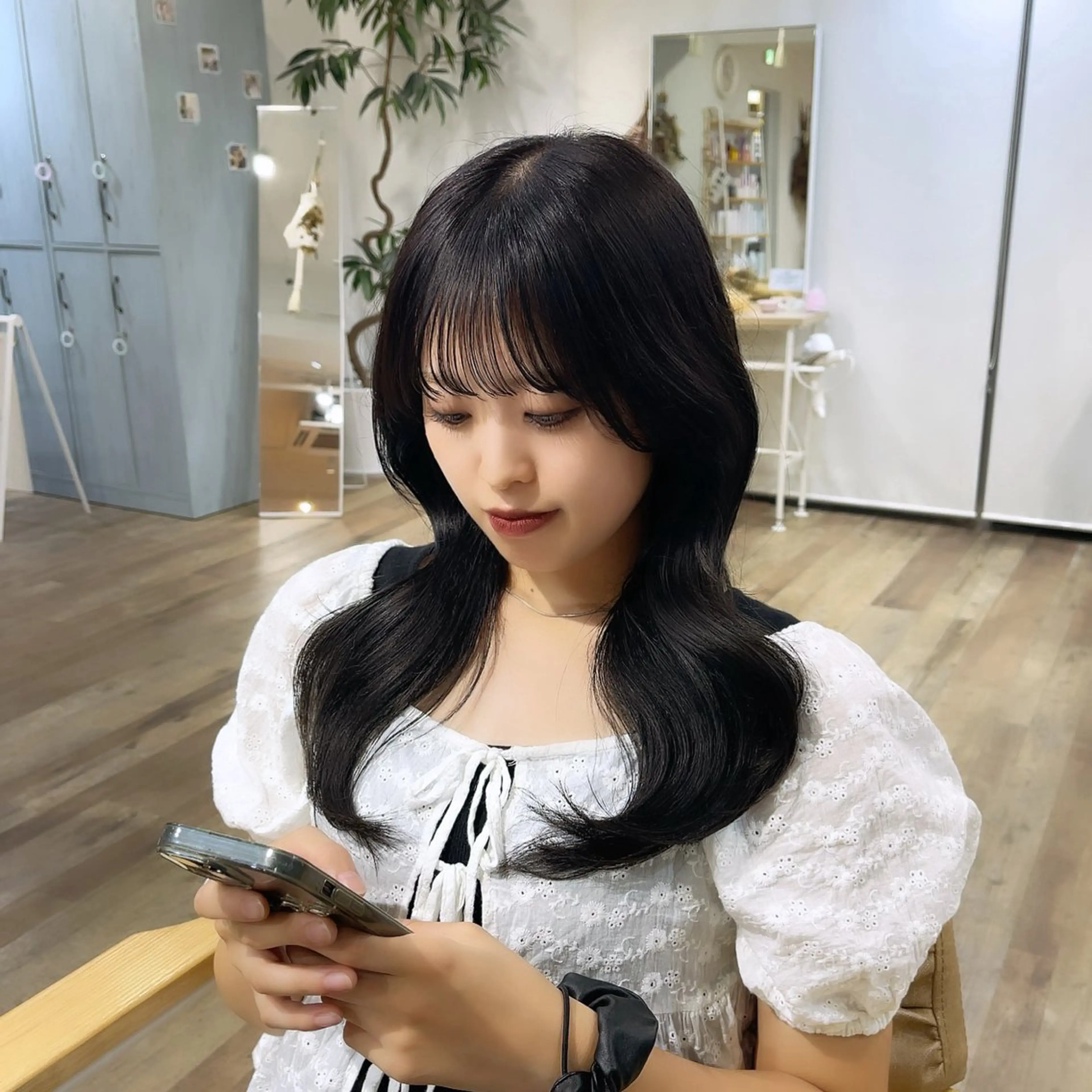 ロング カラー 透明感カラー くびれヘア レイヤーカット suzuka/透明感 /顔周り/美髪矯正のヘアスタイル