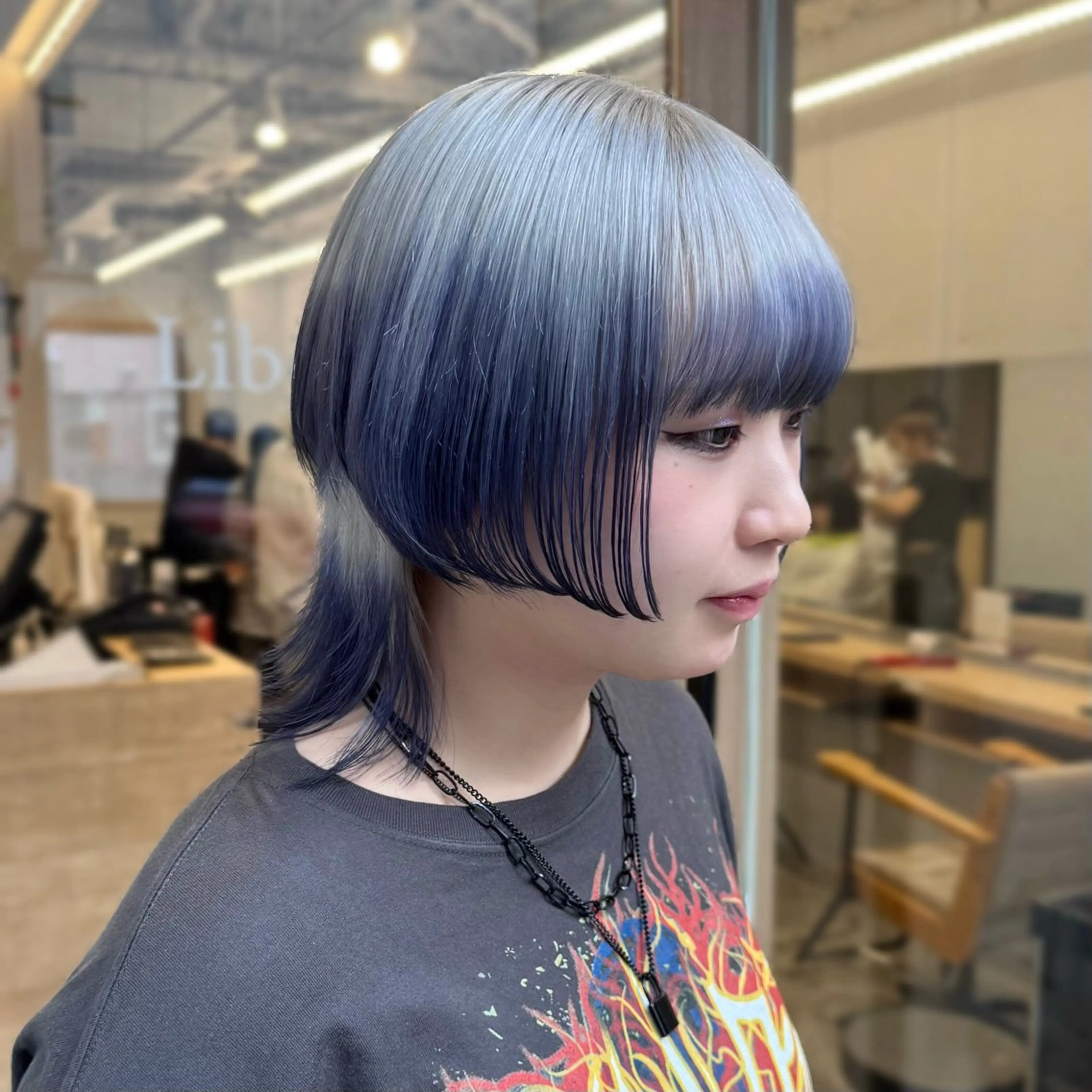 セミロング カラー ブリーチ ヘアカラー Libero 柏/ のぐち  ゆうきのヘアスタイル