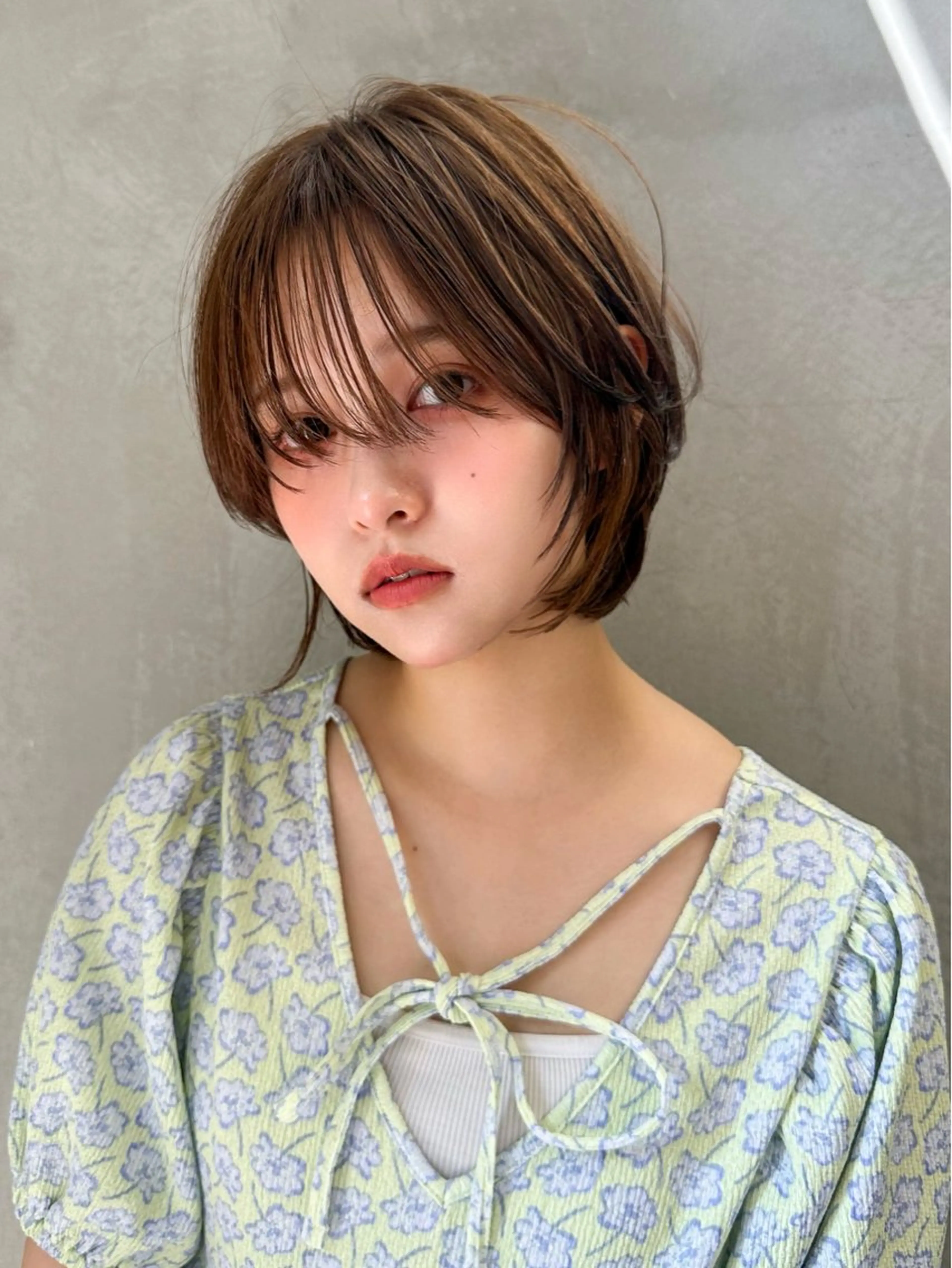 ショート カラー 小顔カット カット ヘアカラー トリートメント ヘッドスパ taiga レイヤー /髪質改善/矯正🌈のヘアスタイル