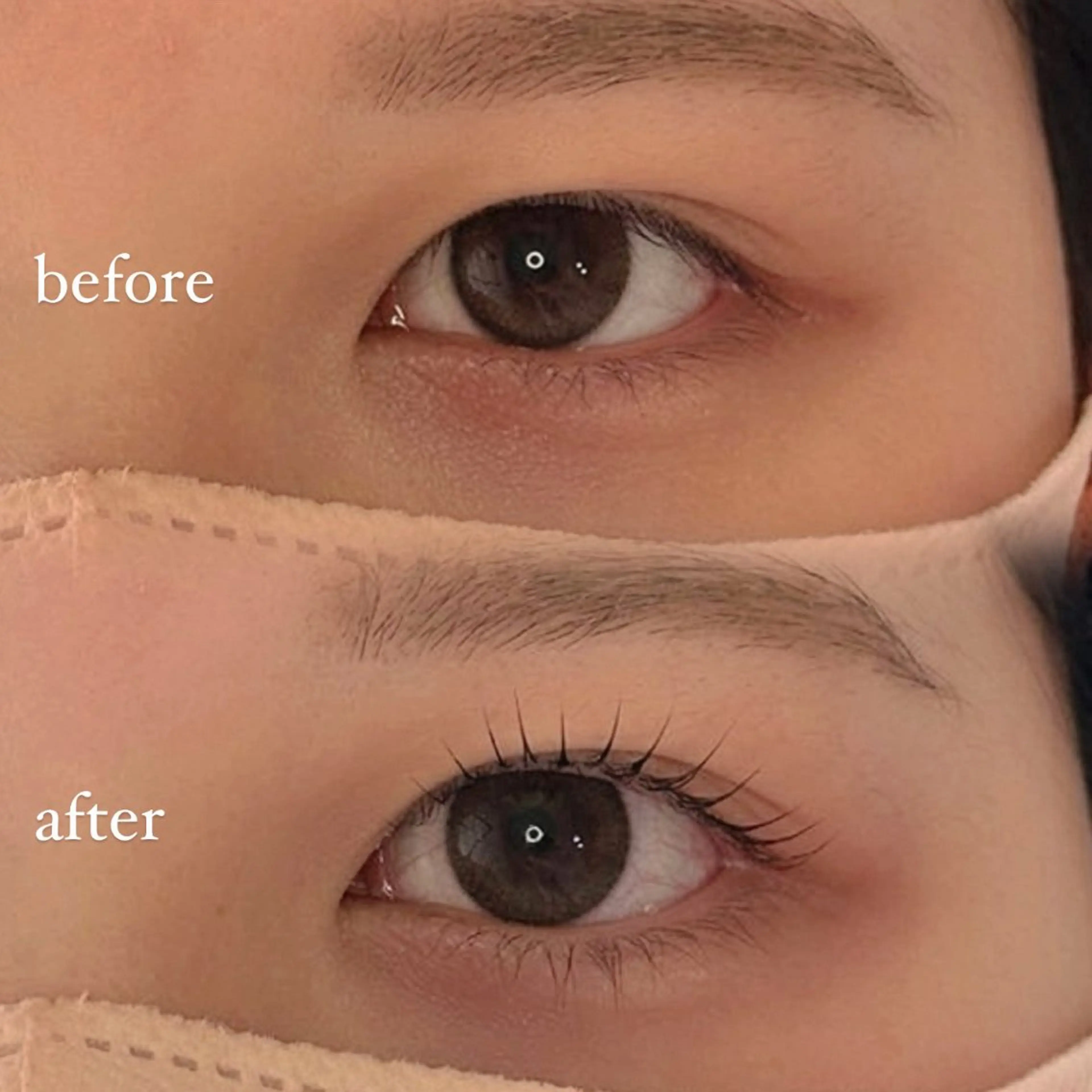 マツエク・マツパ 束感まつ毛 パリジェンヌラッシュリフト 菅野 葵衣の眉毛・アイブロウイメージ