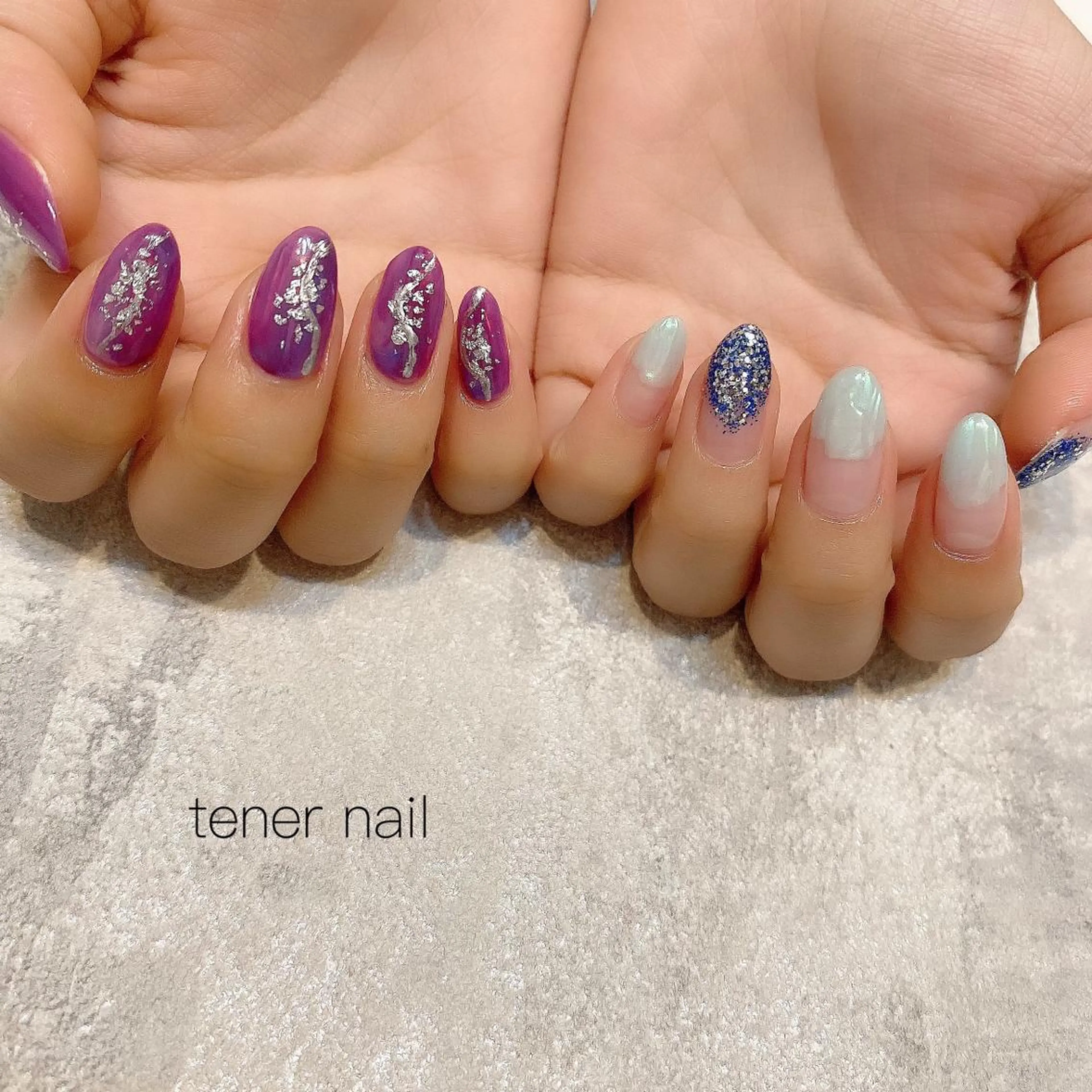 ネイル キラキラネイル テネルネイル tener nailのネイルデザイン