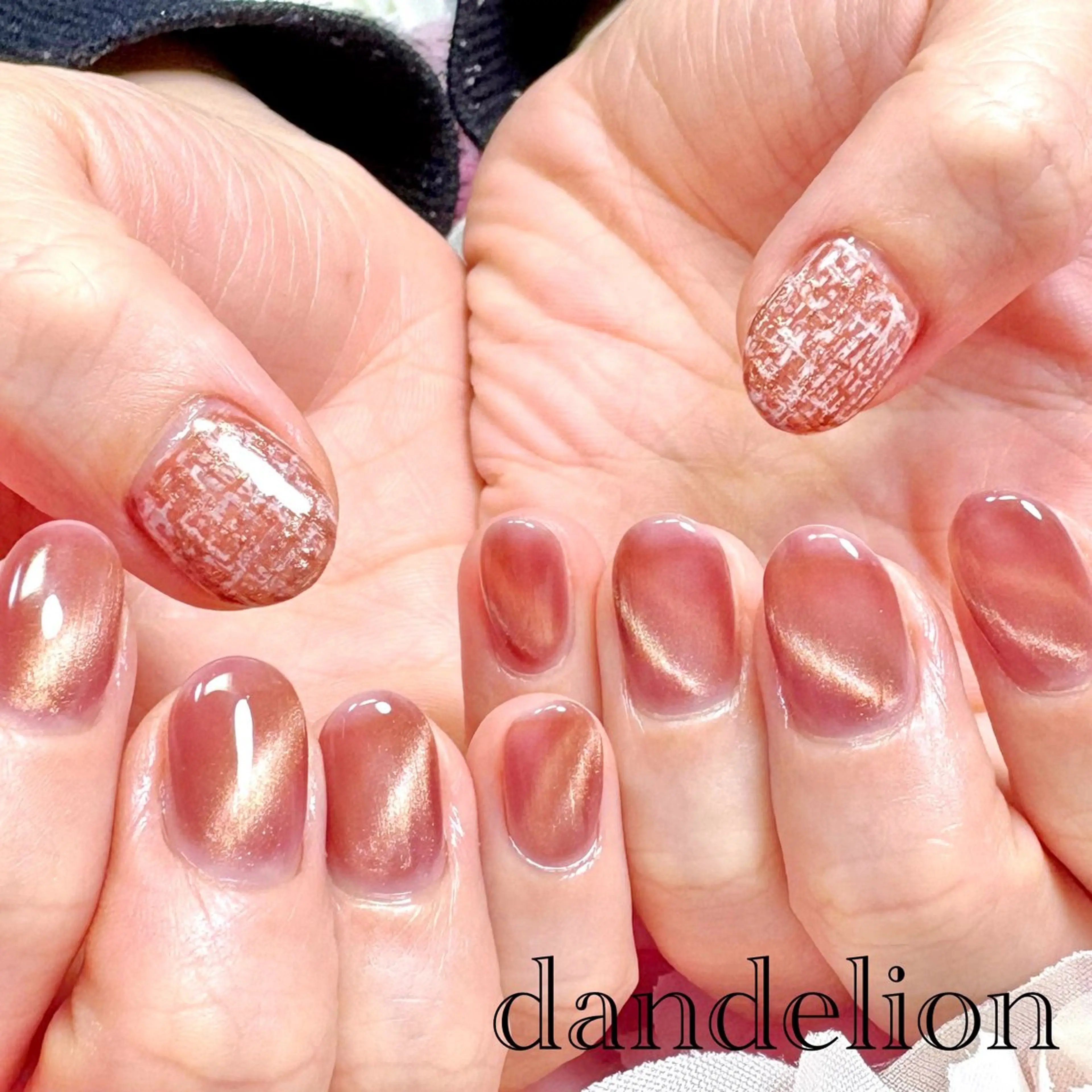 ネイル ハンドネイル ハンドケア dandelion ダンデライオンのネイルデザイン