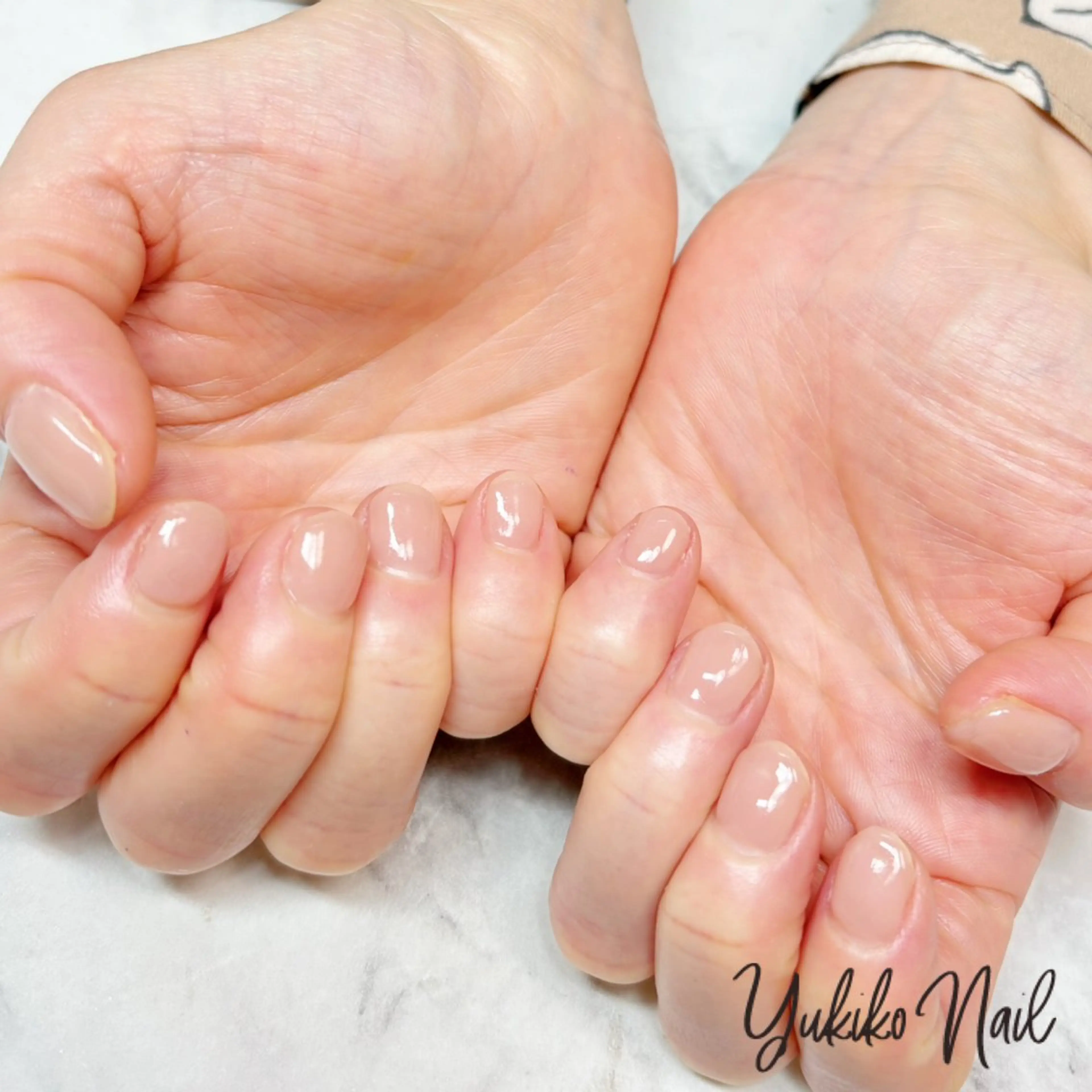 ネイル ワンカラーネイル ハンドネイル ユキコ ネイルのネイルデザイン