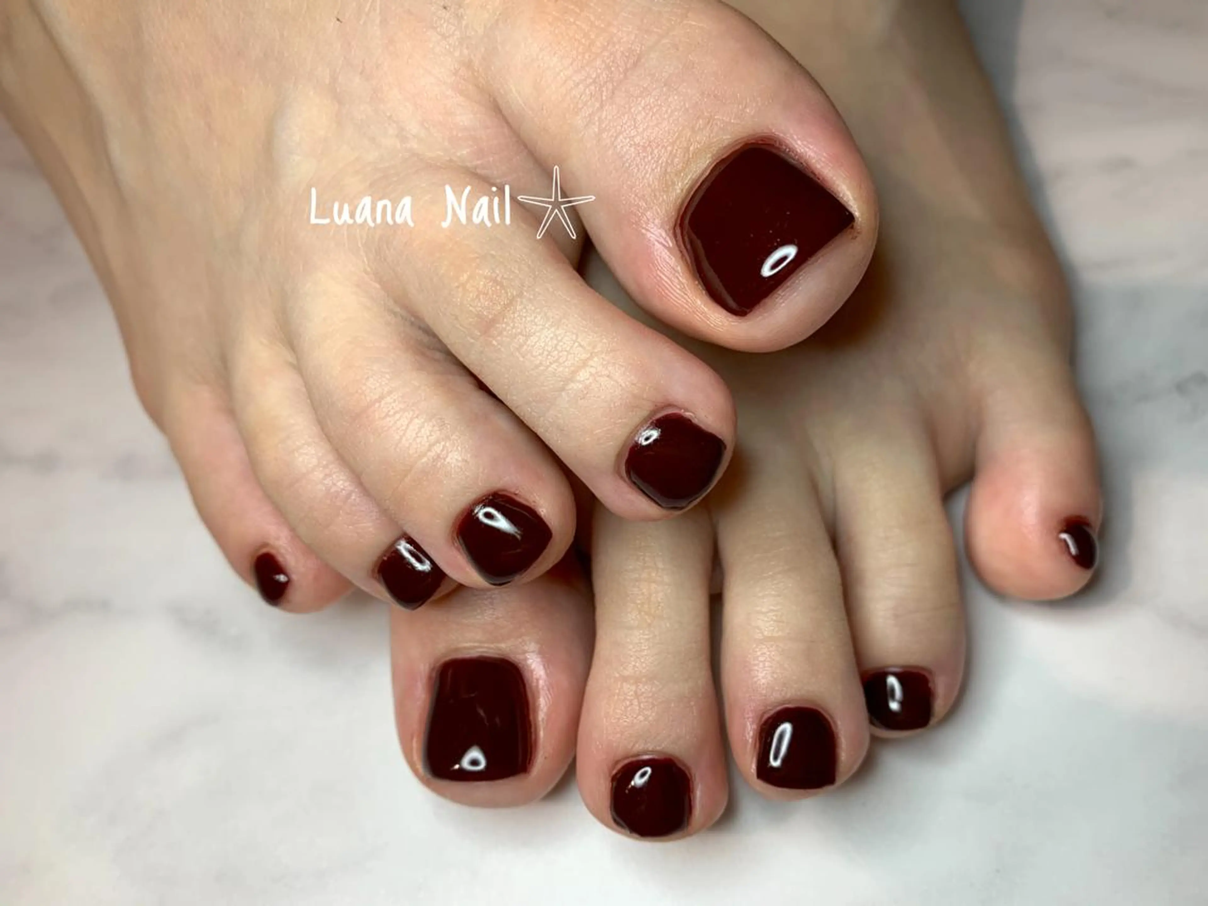 ネイル フットネイル BeauJu by Luana Nailのネイルデザイン