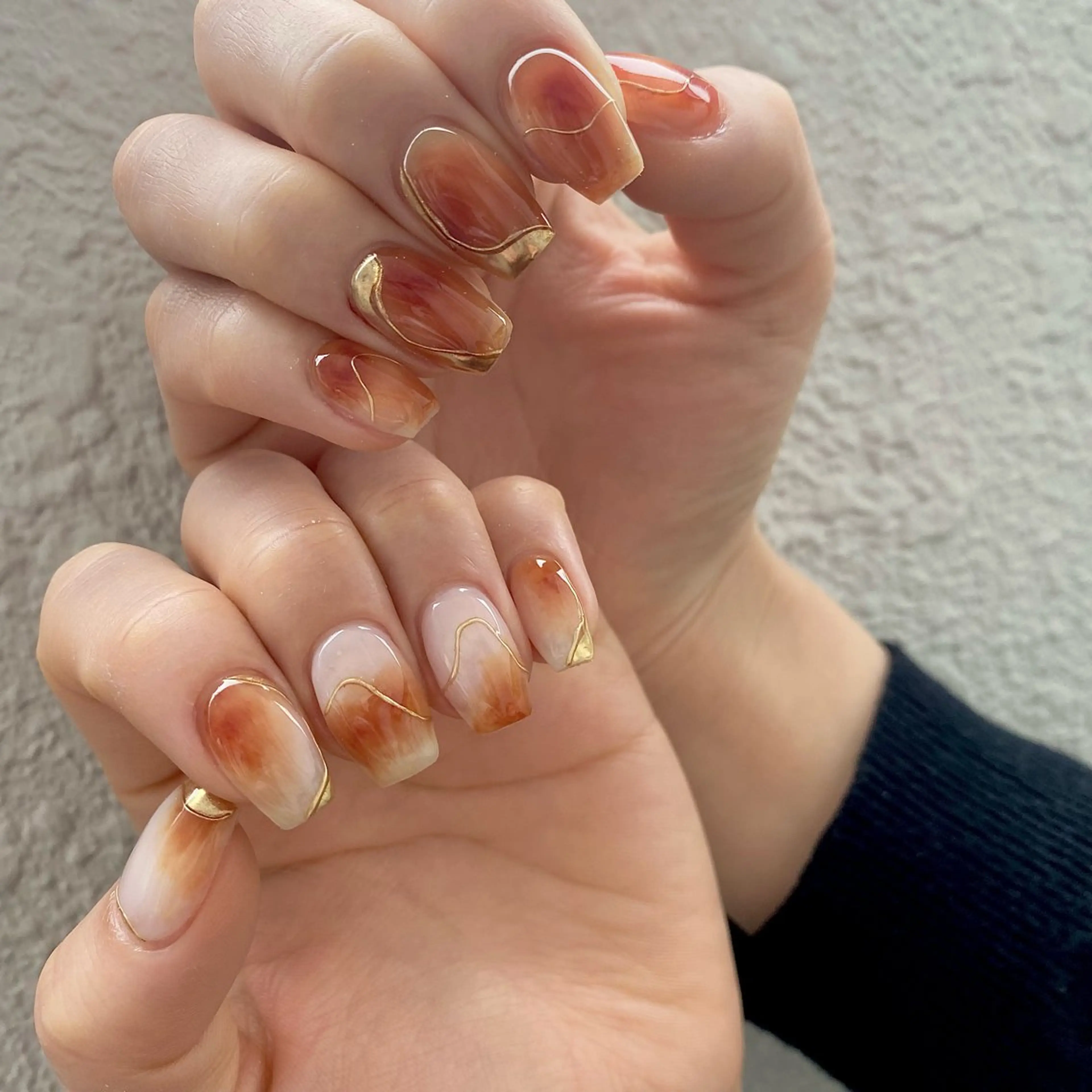 ネイル 持ち込み ニュアンスネイル ハンドネイル Chipi Nailのネイルデザイン