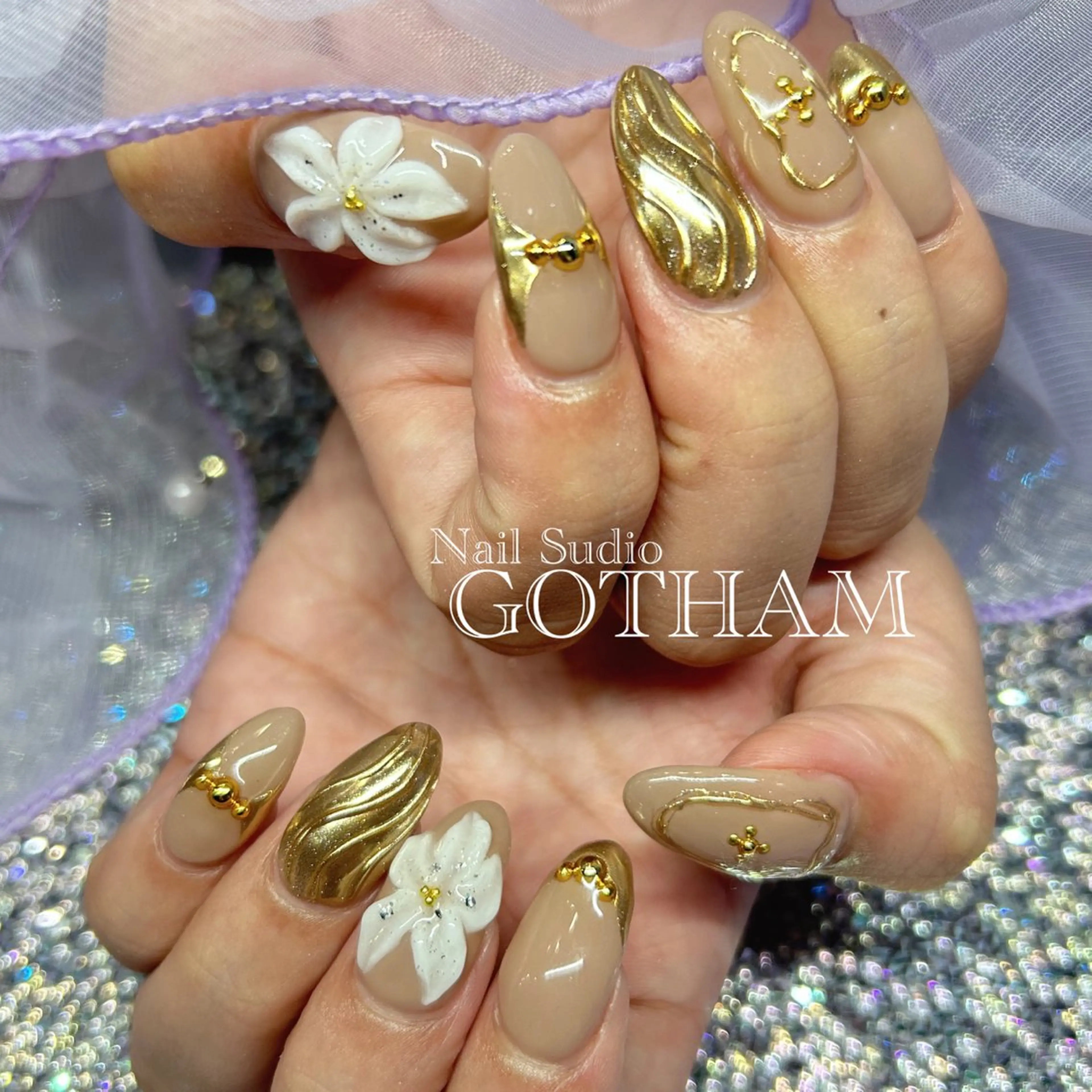 ネイル ハンドネイル Nail Studio GOTHAM所属・高円寺駅からすぐ🌈 ネイルGOTHAMのネイルデザイン