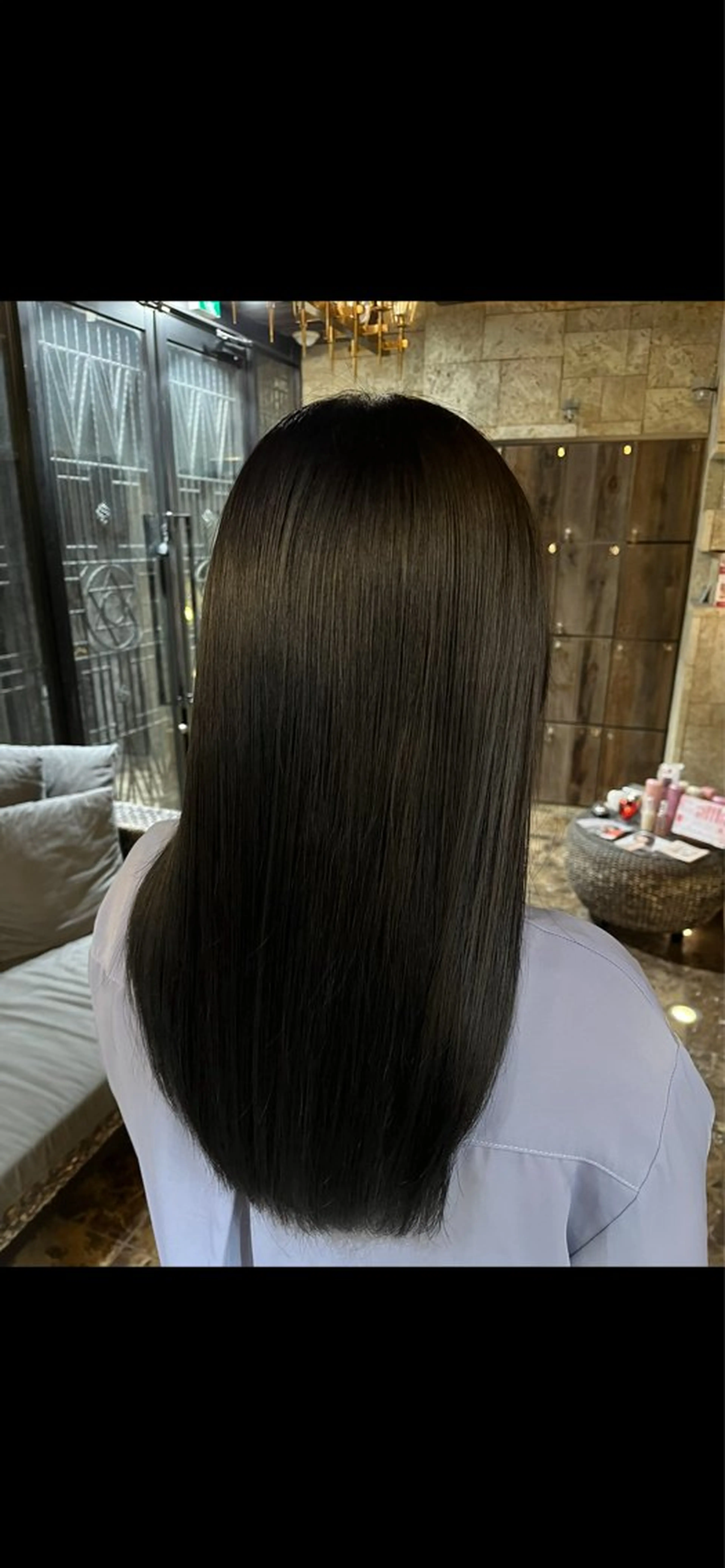 セミロング カラー ヘアカラー 𝑹𝒆𝒊𝒚𝒂 🥀/名駅/艶カラーのヘアスタイル