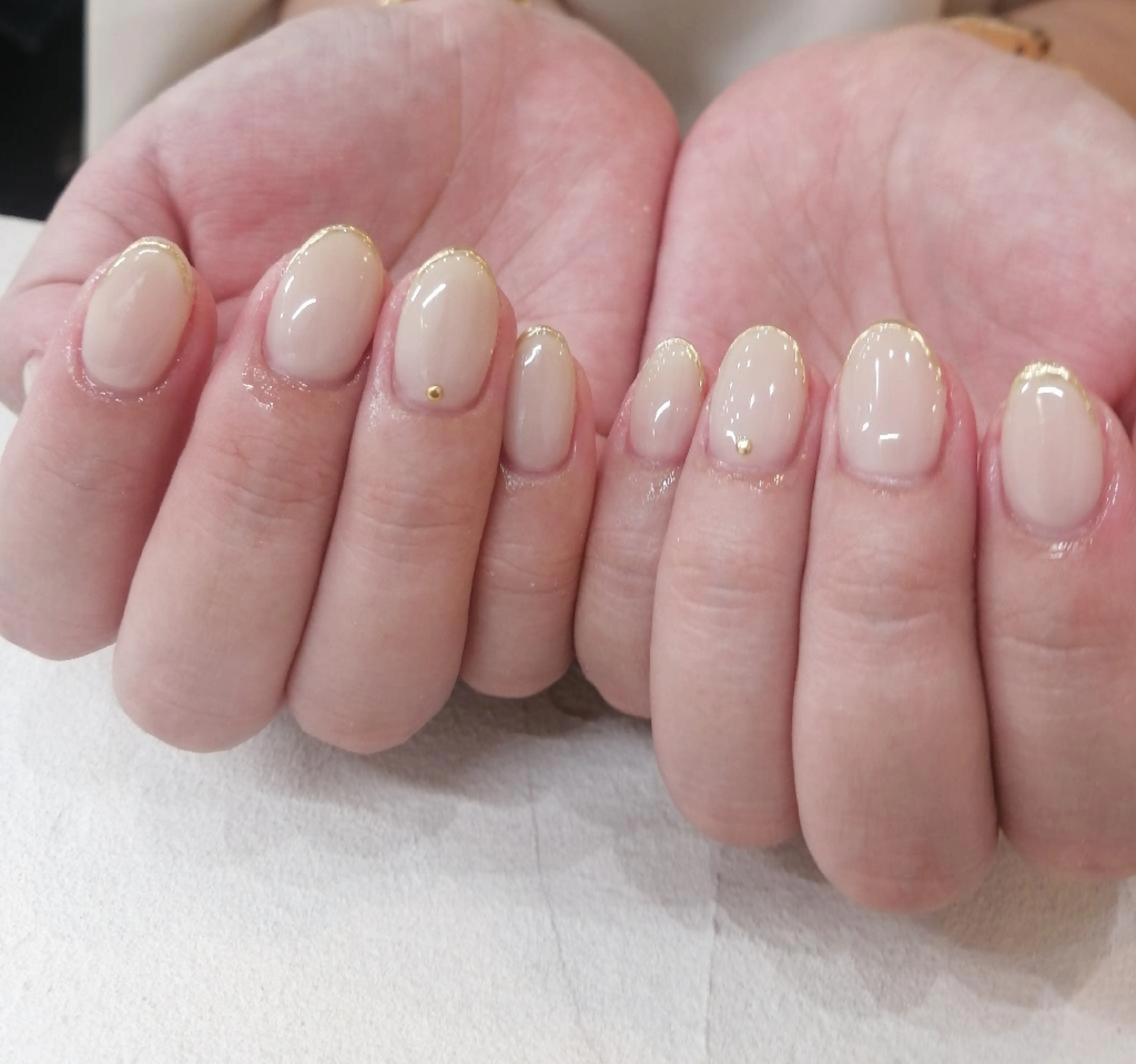 ネイル フレンチネイル ミラーネイル I.プライベート ネイルサロンのネイルデザイン