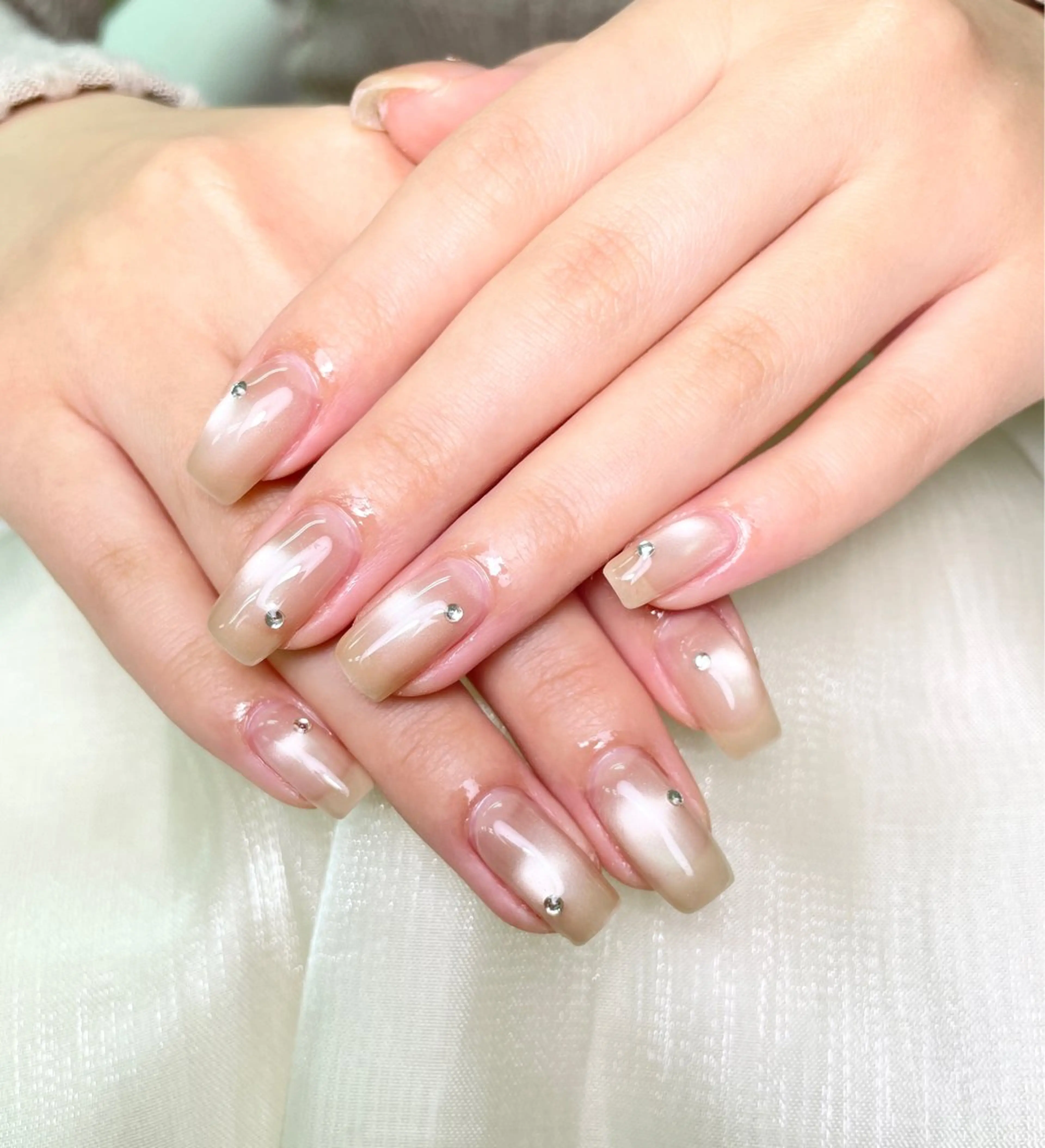 【自爪】艶々マグネットorフラッシュネイル2色選べる￥5980の写真