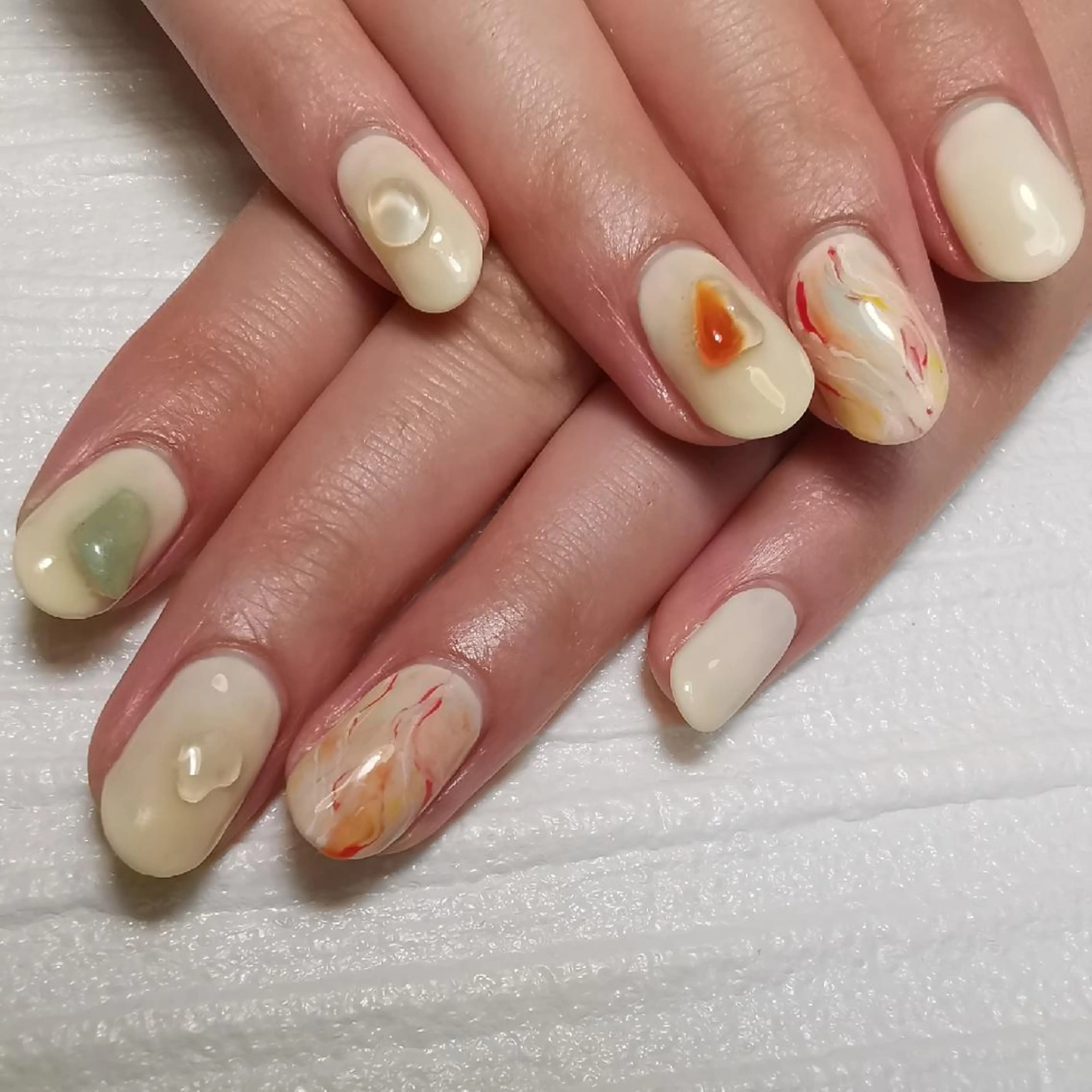 ネイル ニュアンスネイル ハンドネイル reve あやののネイルデザイン