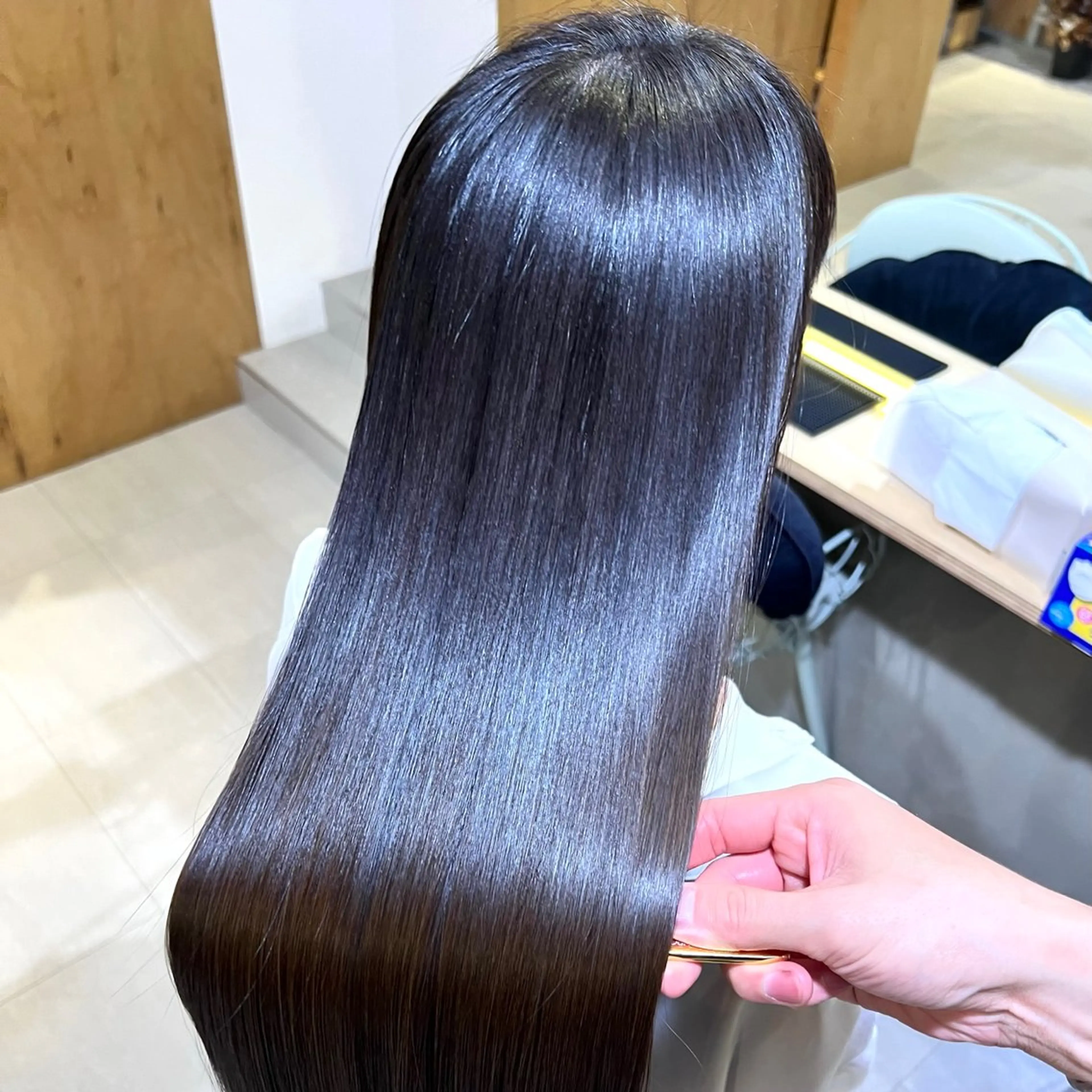 ロング カラー 髪質改善 トリートメント カット トリートメント 髪質改善/ケアカラー /梅田✨ RIKUのヘアスタイル