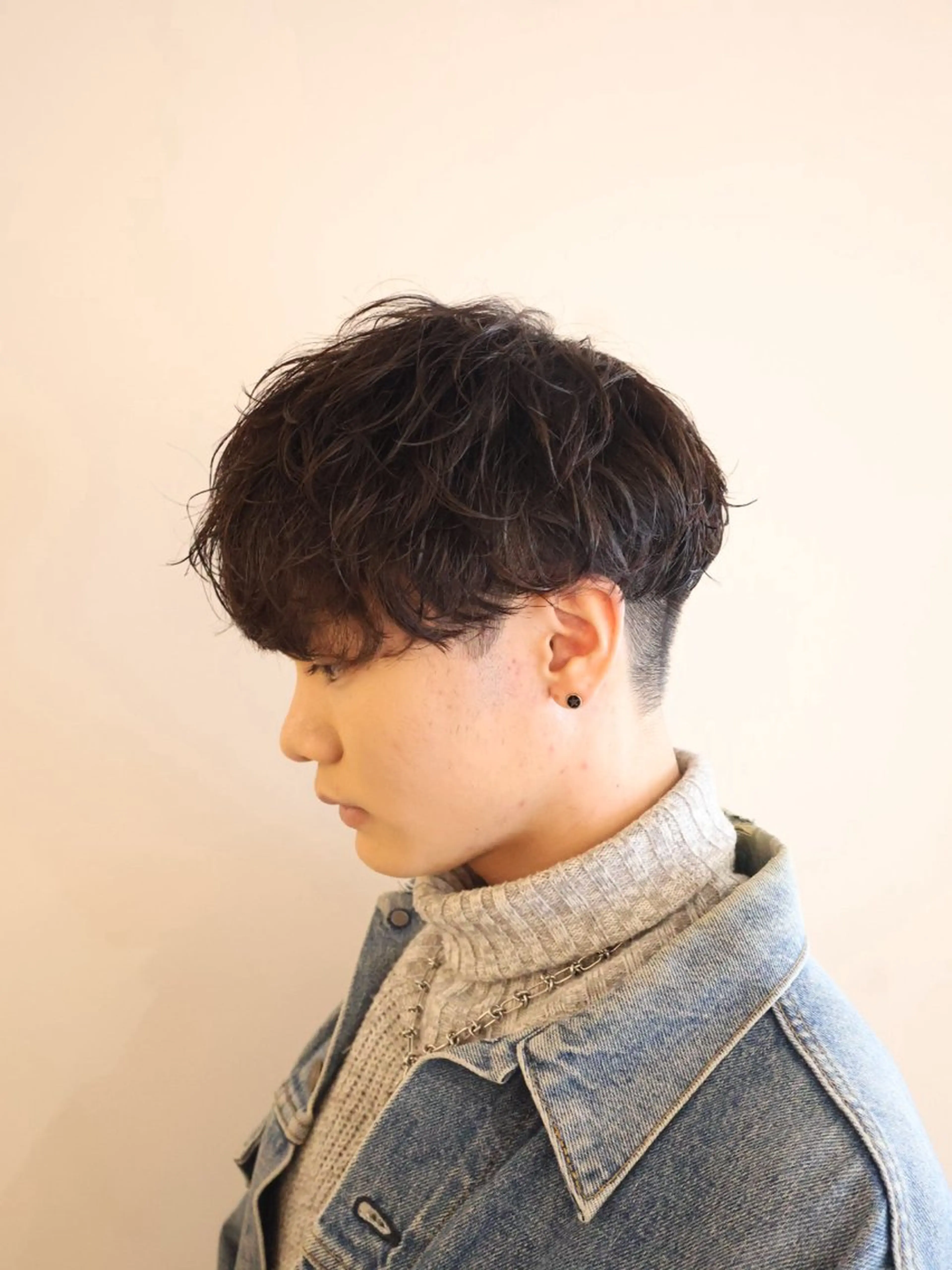 ショート メンズパーマ梅田 ・川副史晶のヘアスタイル