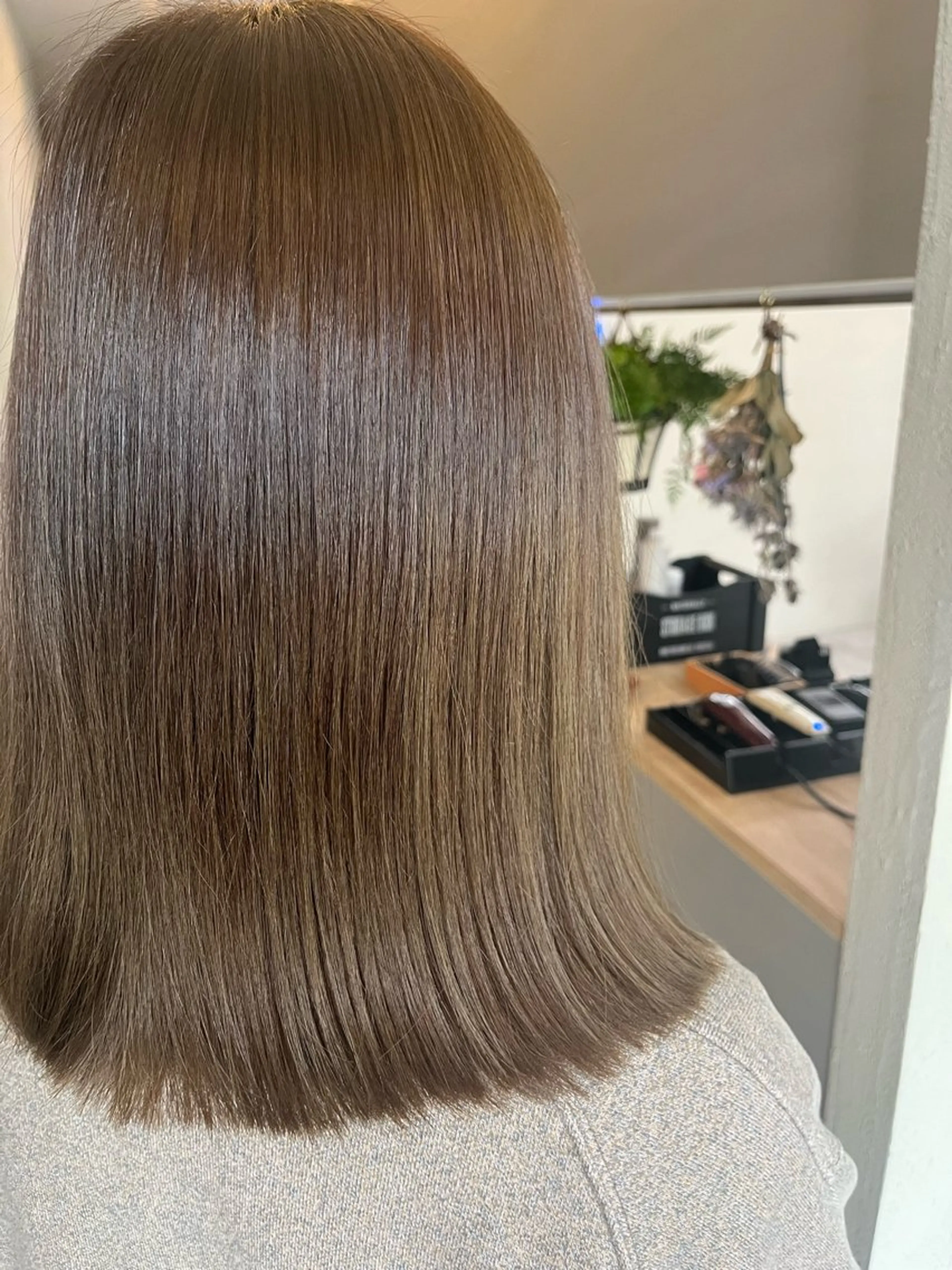 ミディアム カラー カット ヘアカラー トリートメント Salon de  COCO所属・Yuka /ツヤカラー✨のヘアスタイル