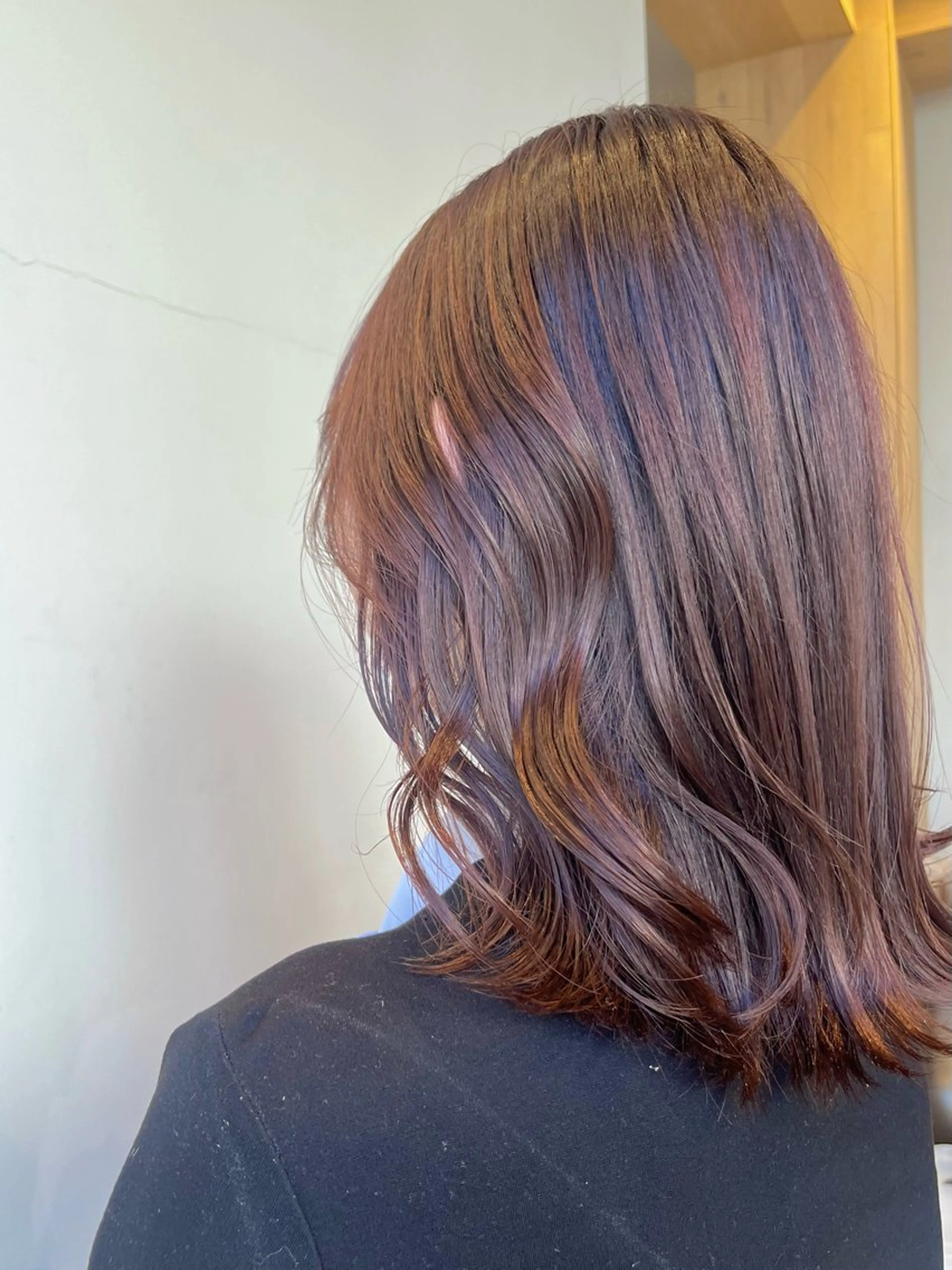 ミディアム カラー ブラウンカラー ヘアカラー 暖色カラー/ダブル カラー/名古屋/辻のヘアスタイル