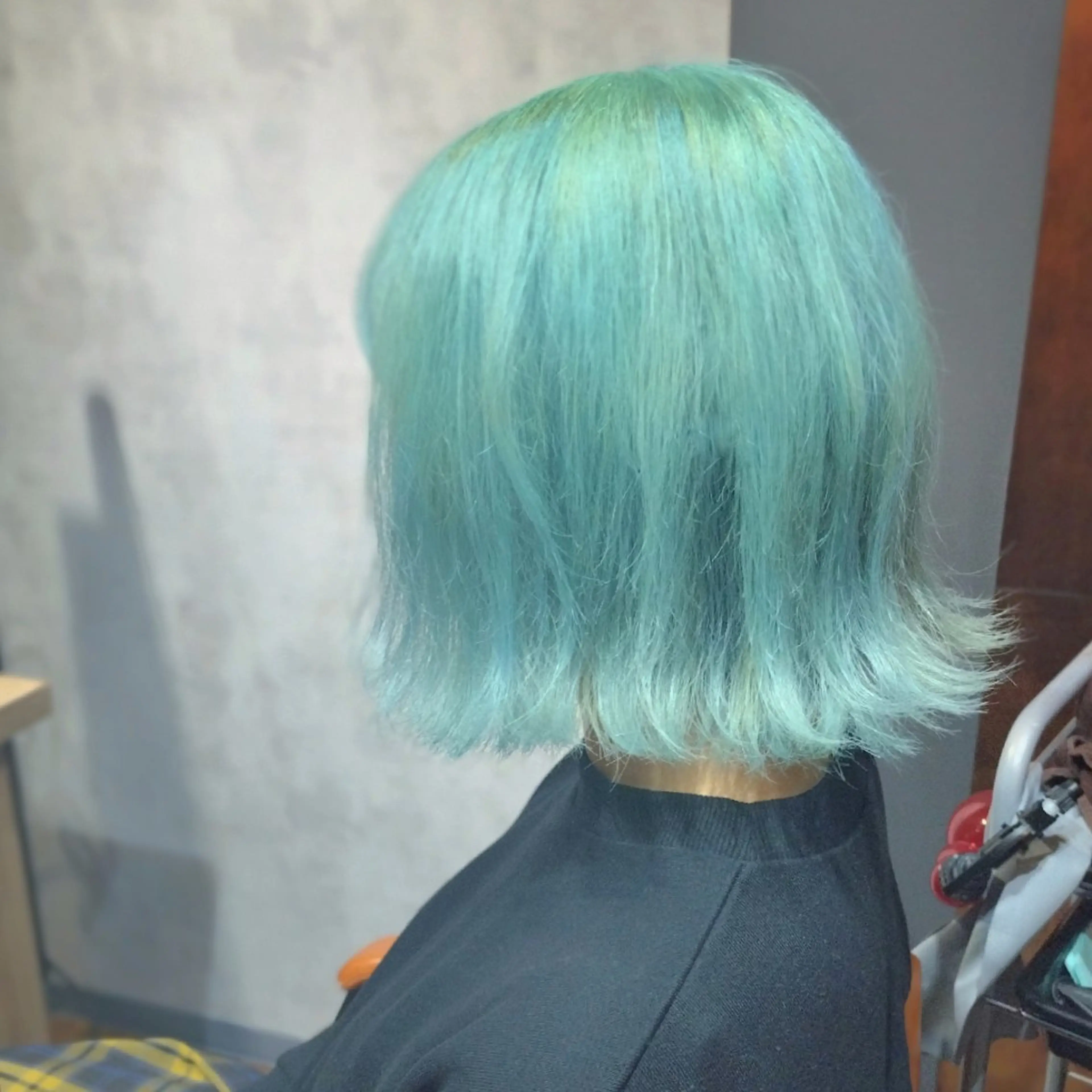 ミディアム カラー ブルーカラー 透明感カラー カットモデル募集中 🥀タカハシ🥀のヘアスタイル