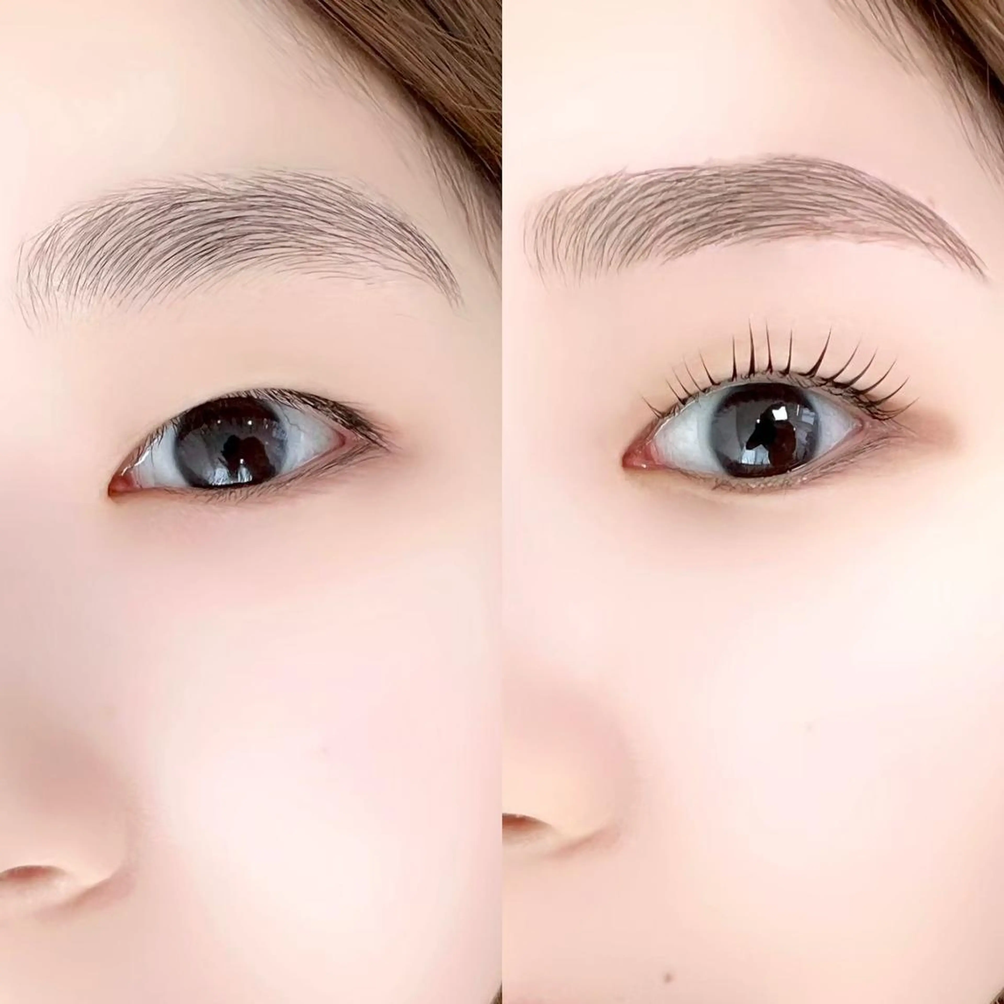 アイブロウ×まつ毛パーマの写真