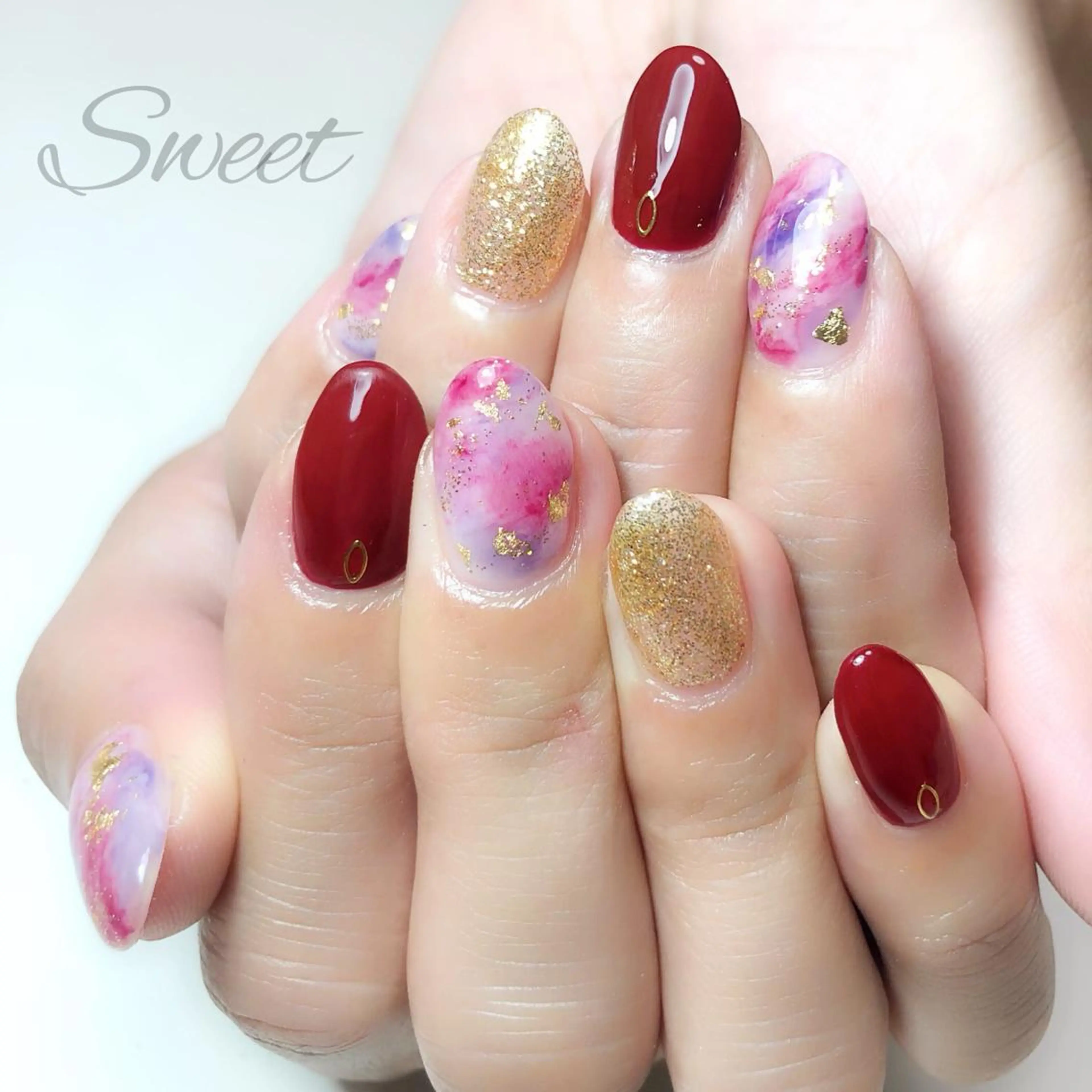 ネイル sweet 仲野陽子のネイルデザイン