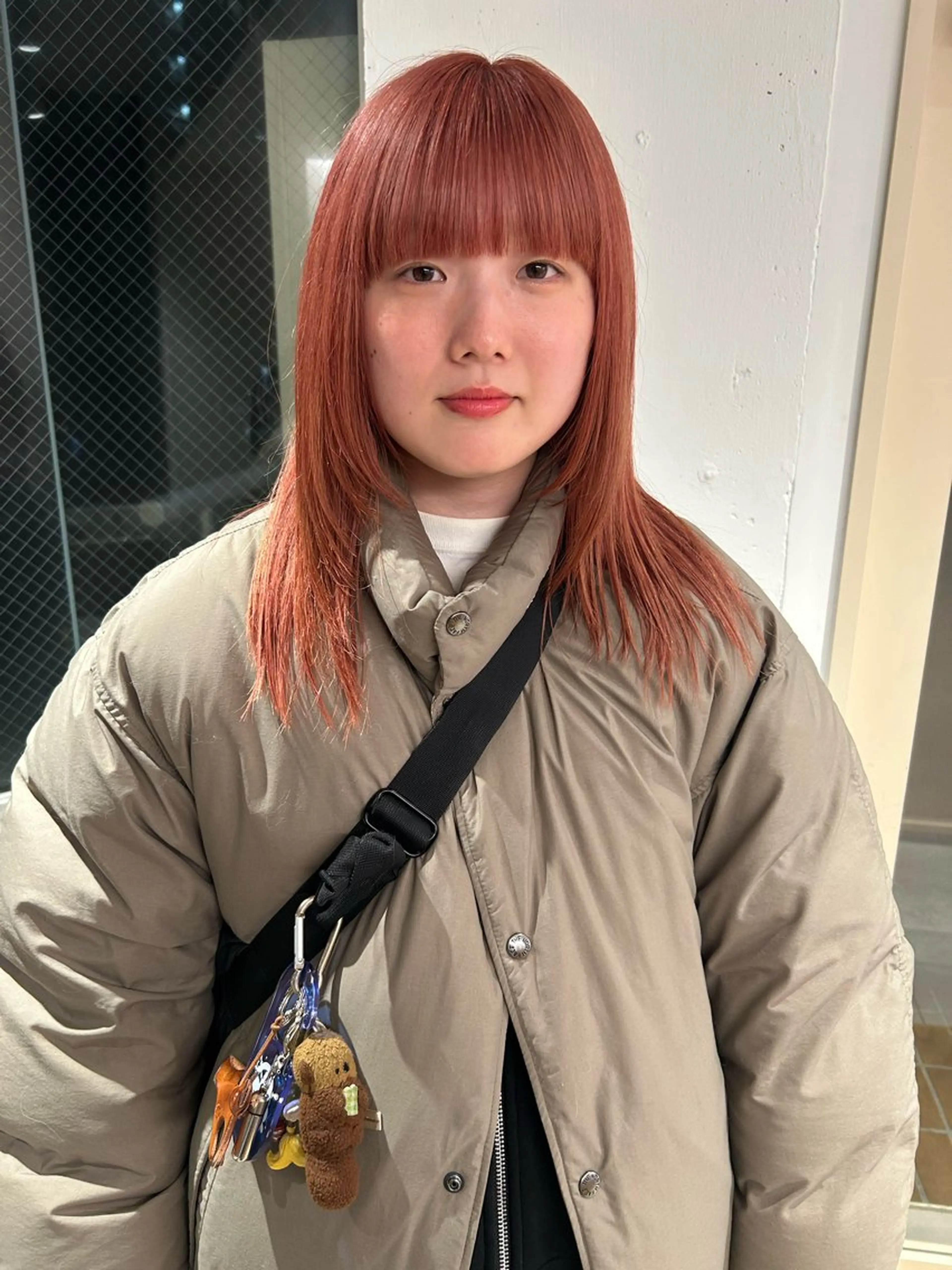 セミロング カラー ヘアカラー トリートメント ケアパーマ/ケアブリ ーチdaisukeのヘアスタイル