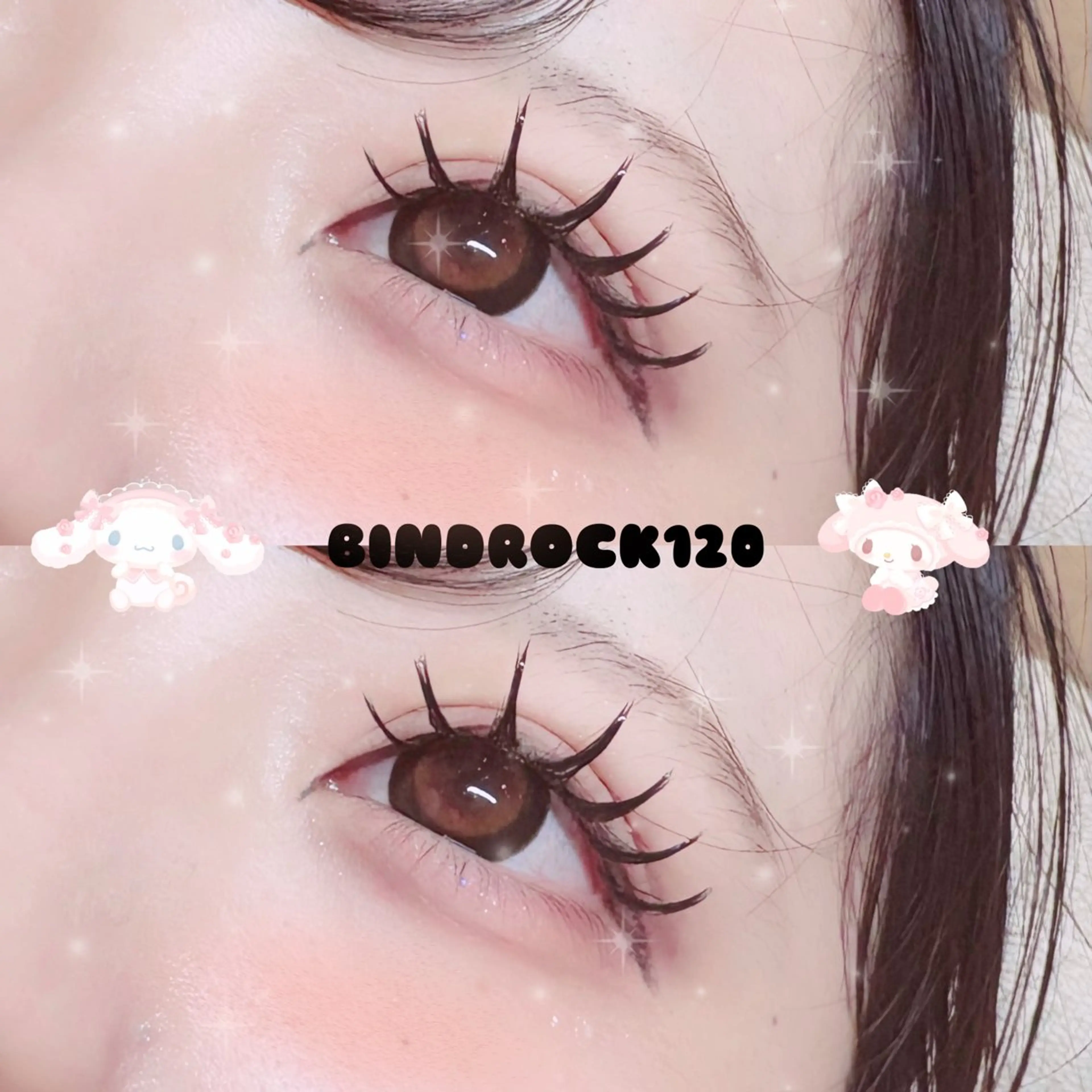 マツエク・マツパ バインドロック 束感まつ毛 👀アンドヘルシー 🍒Izumi👀のマツエク・マツパデザイン