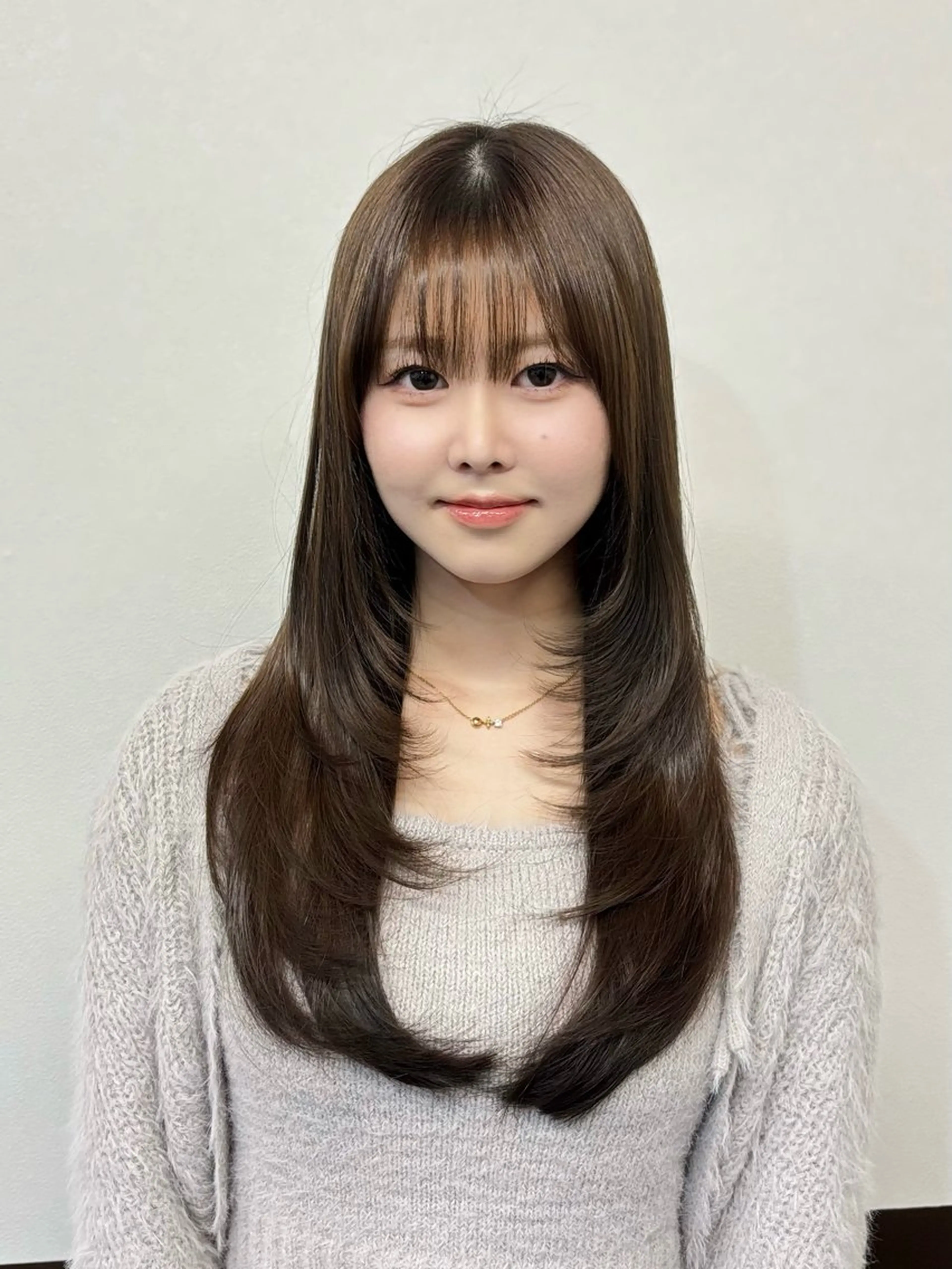 ロング カット ヘアカラー トリートメント 梅田/髪質改善× 艶カラー💎miyuのヘアスタイル