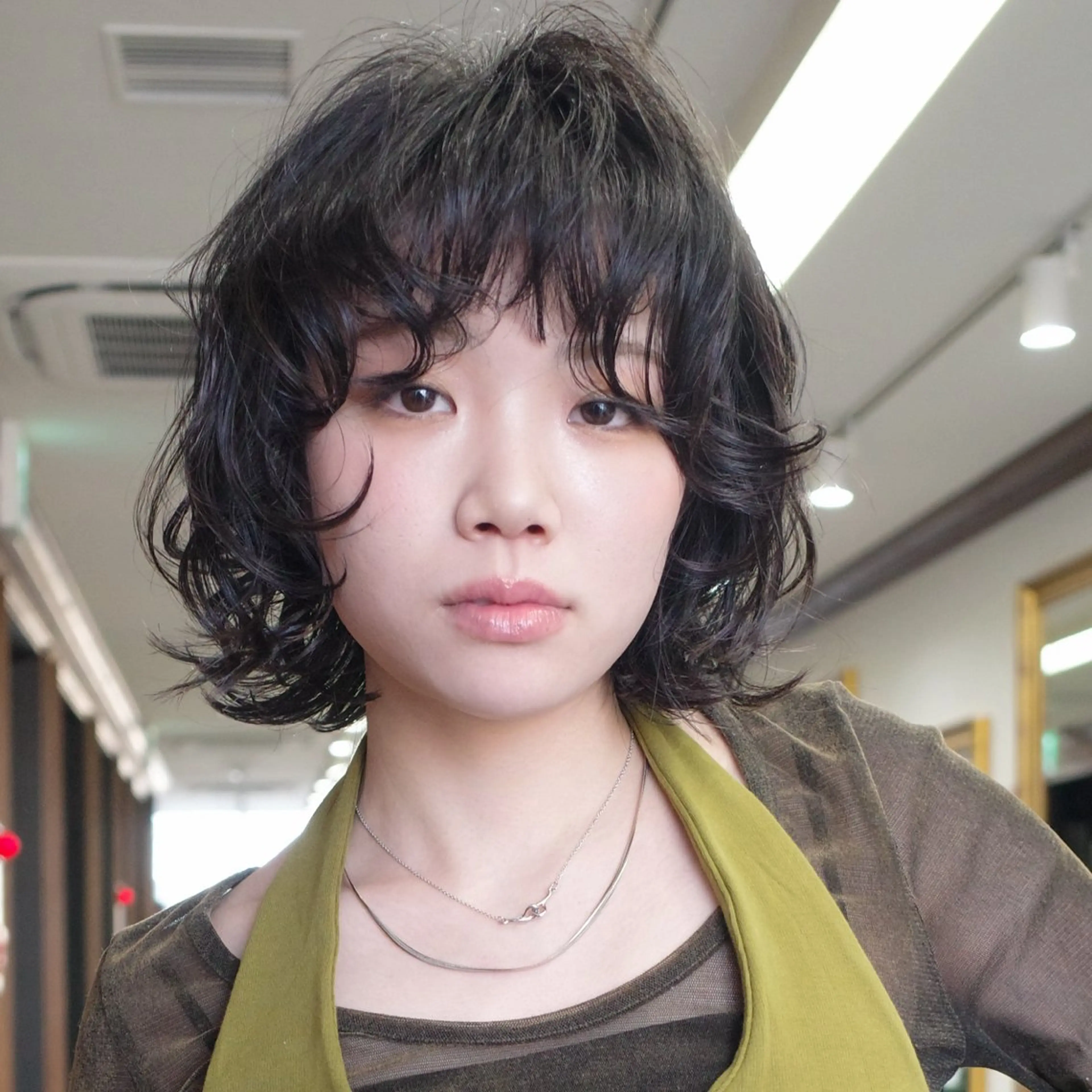 ミディアム パーマ カット パーマ トリートメント ボブ特化美容師/ ボブパーマ/ミツイのヘアスタイル