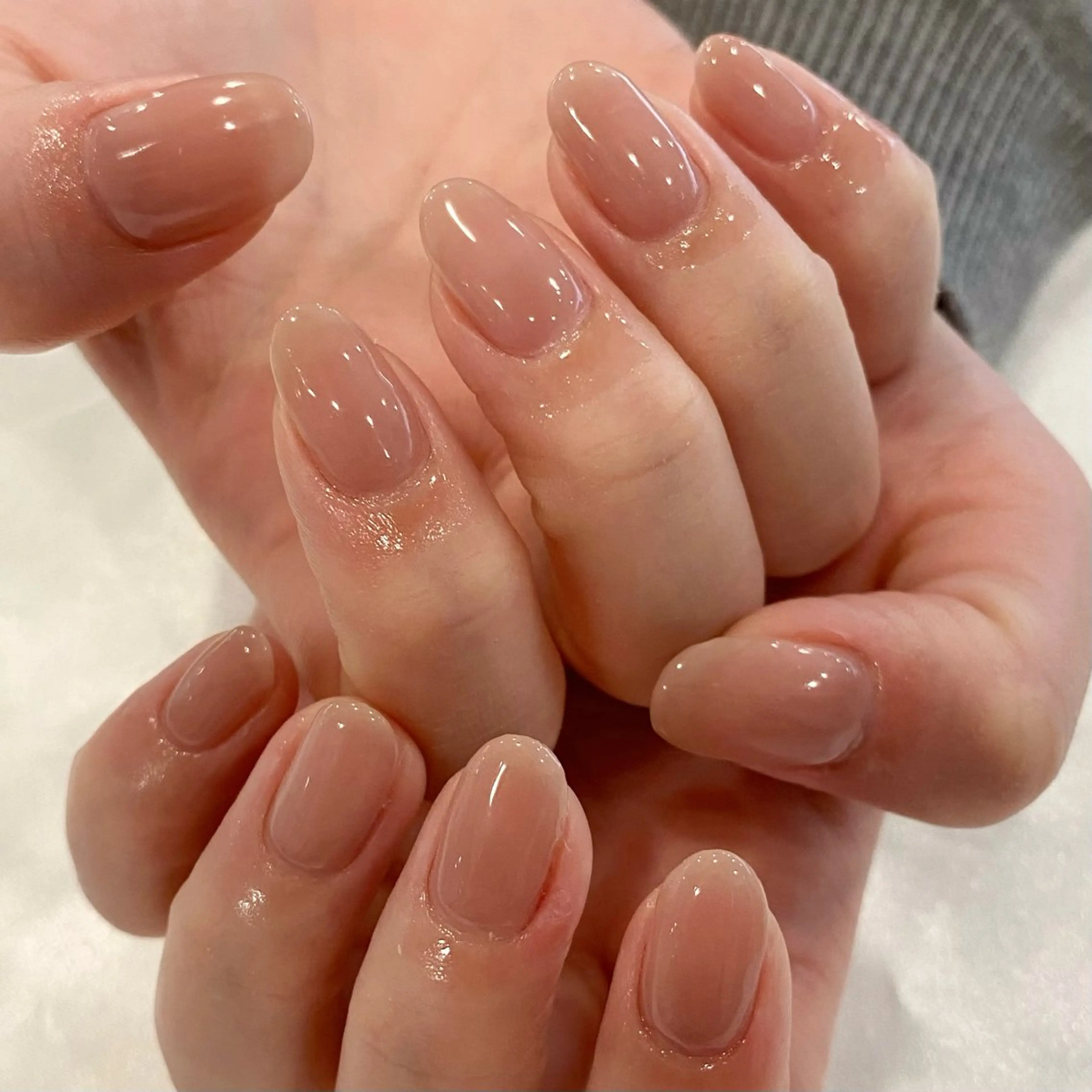 ネイル ワンカラーネイル ハンドネイル odette Mikiのネイルデザイン