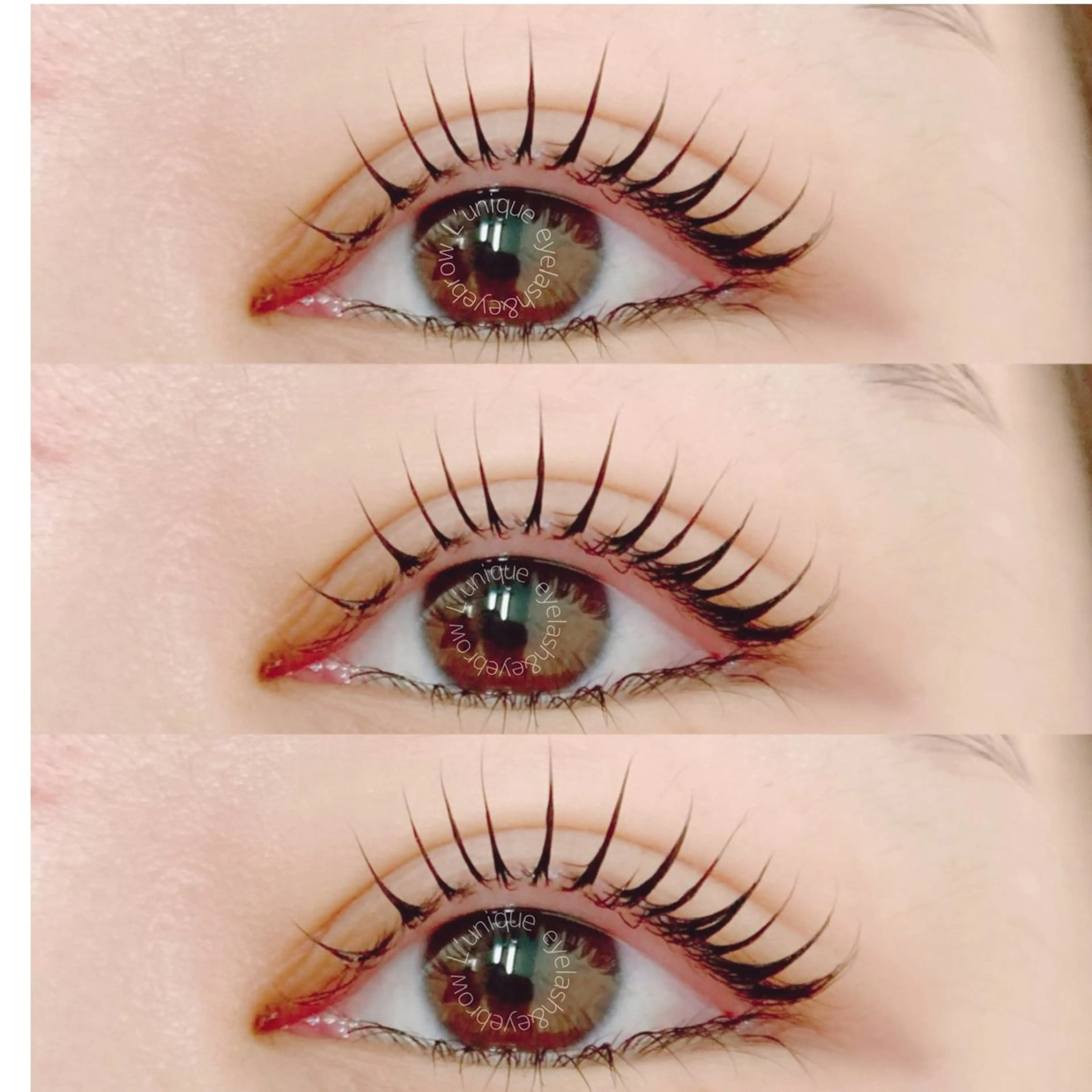 マツエク・マツパ 束感まつ毛 L'unique YURIのマツエク・マツパデザイン