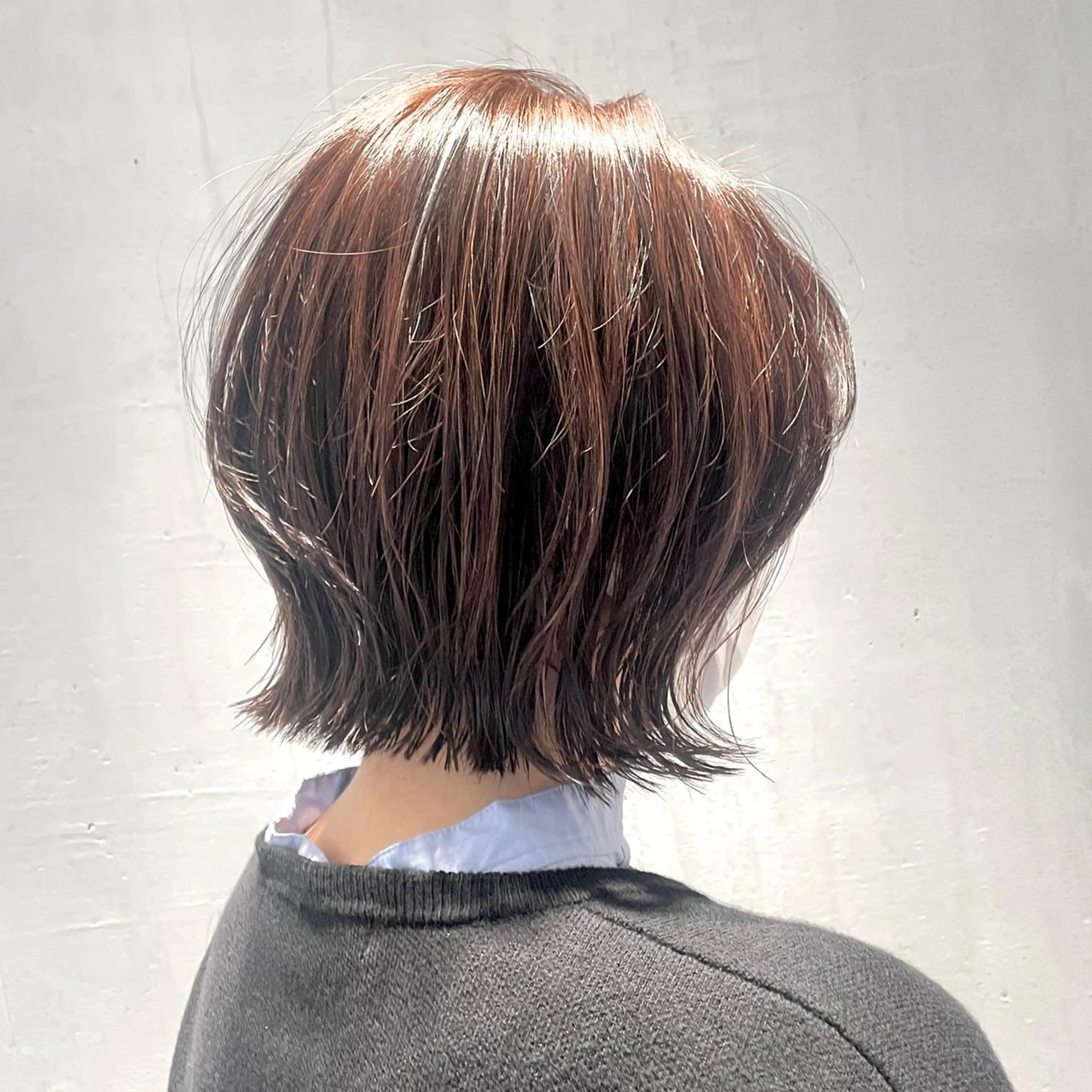 ショート カラー ハイライトカラー ハイトーンカラー 卒業式のヘアスタイル ハイライト カット ヘアカラー トリートメント matka白髪ぼかし 大人ヘア/KEIKOのヘアスタイル