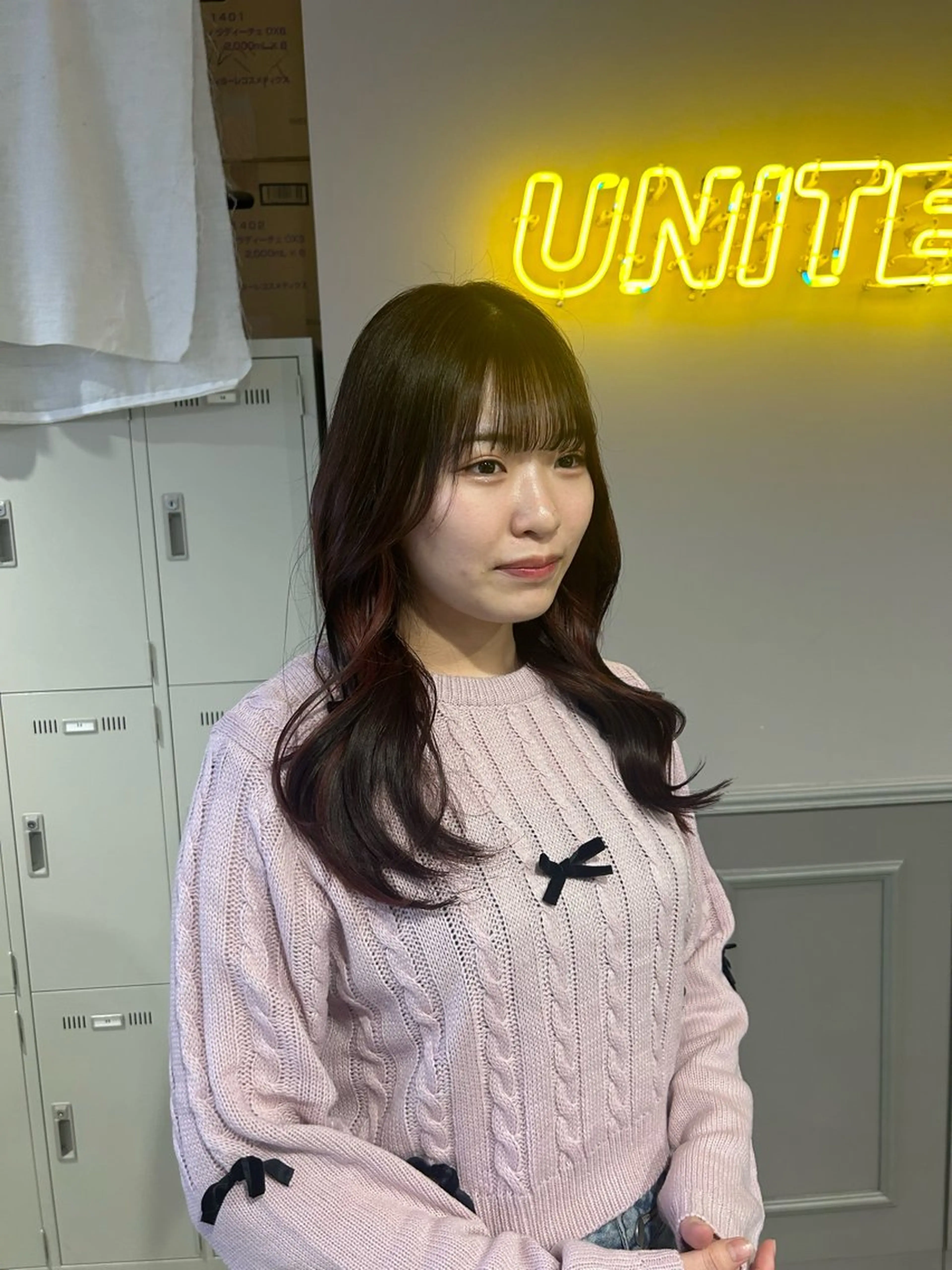 ロング カラー パーマ ヘアアレンジ メンズ ヘアカラー トリートメント ヘアセット ブリーチなしカラー/ ブラウン/レイヤーのヘアスタイル