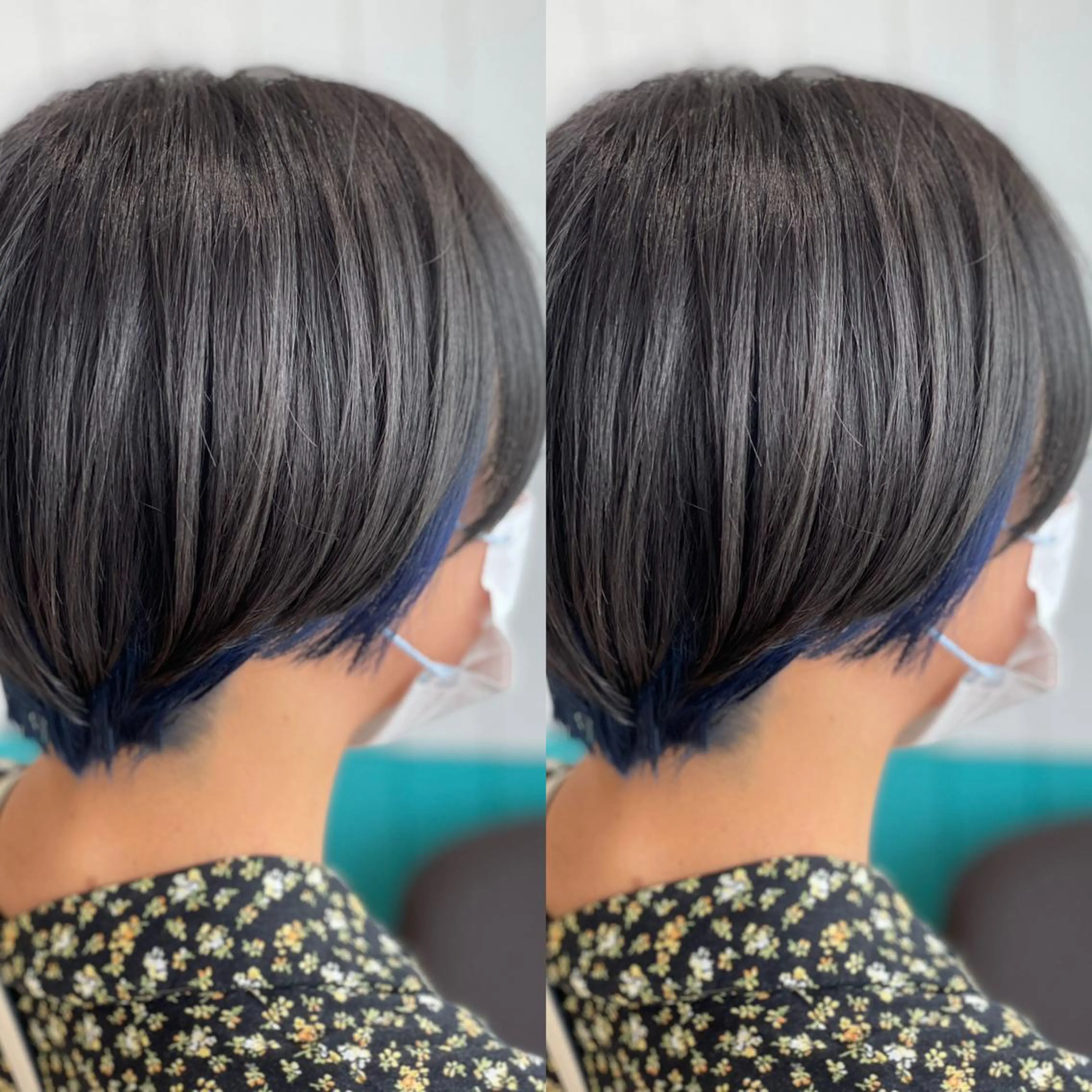 ショート カラー ブルーカラー ショートヘア Snaly カラー特化ページのヘアスタイル