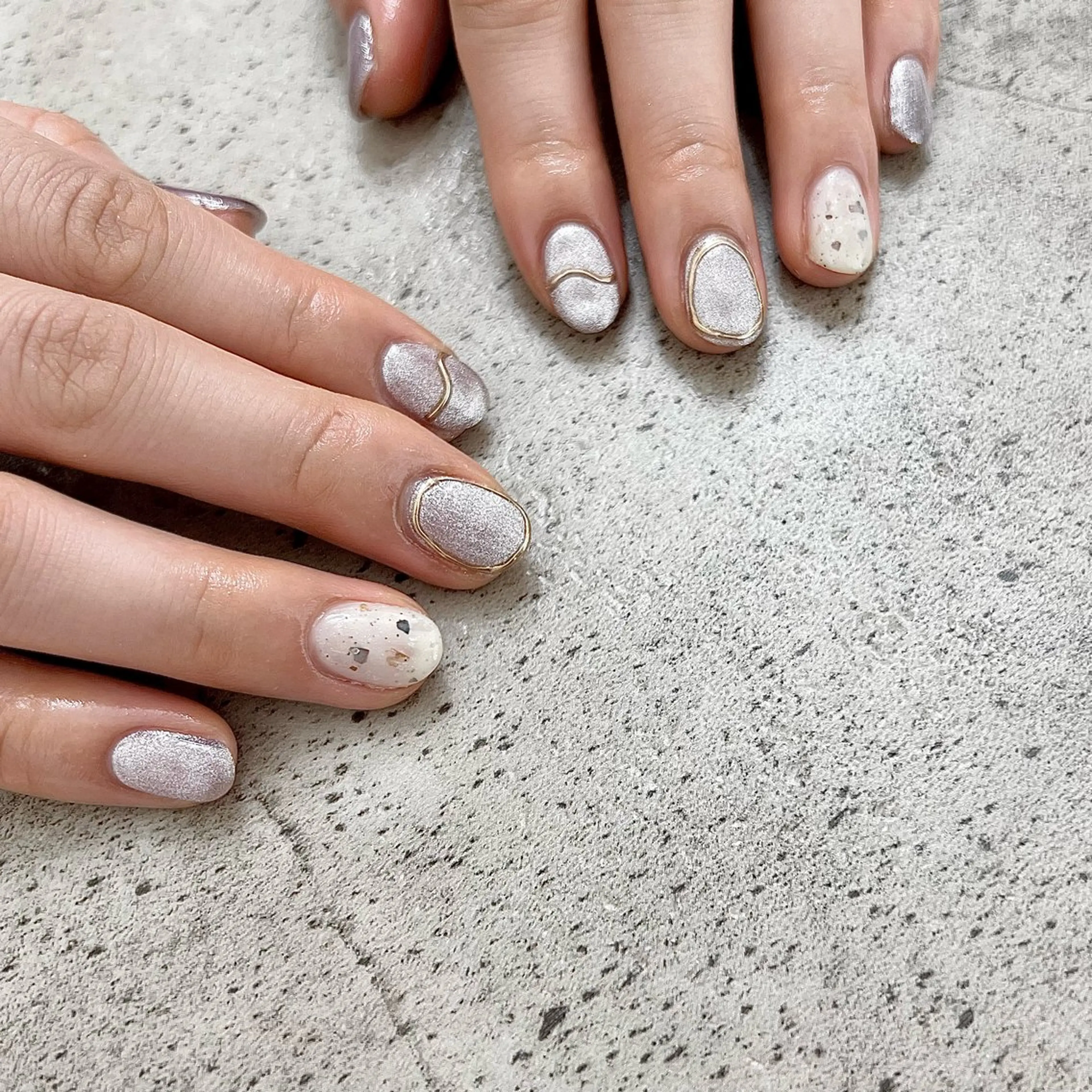 ネイル シンプルネイル Maison Calin manaのネイルデザイン