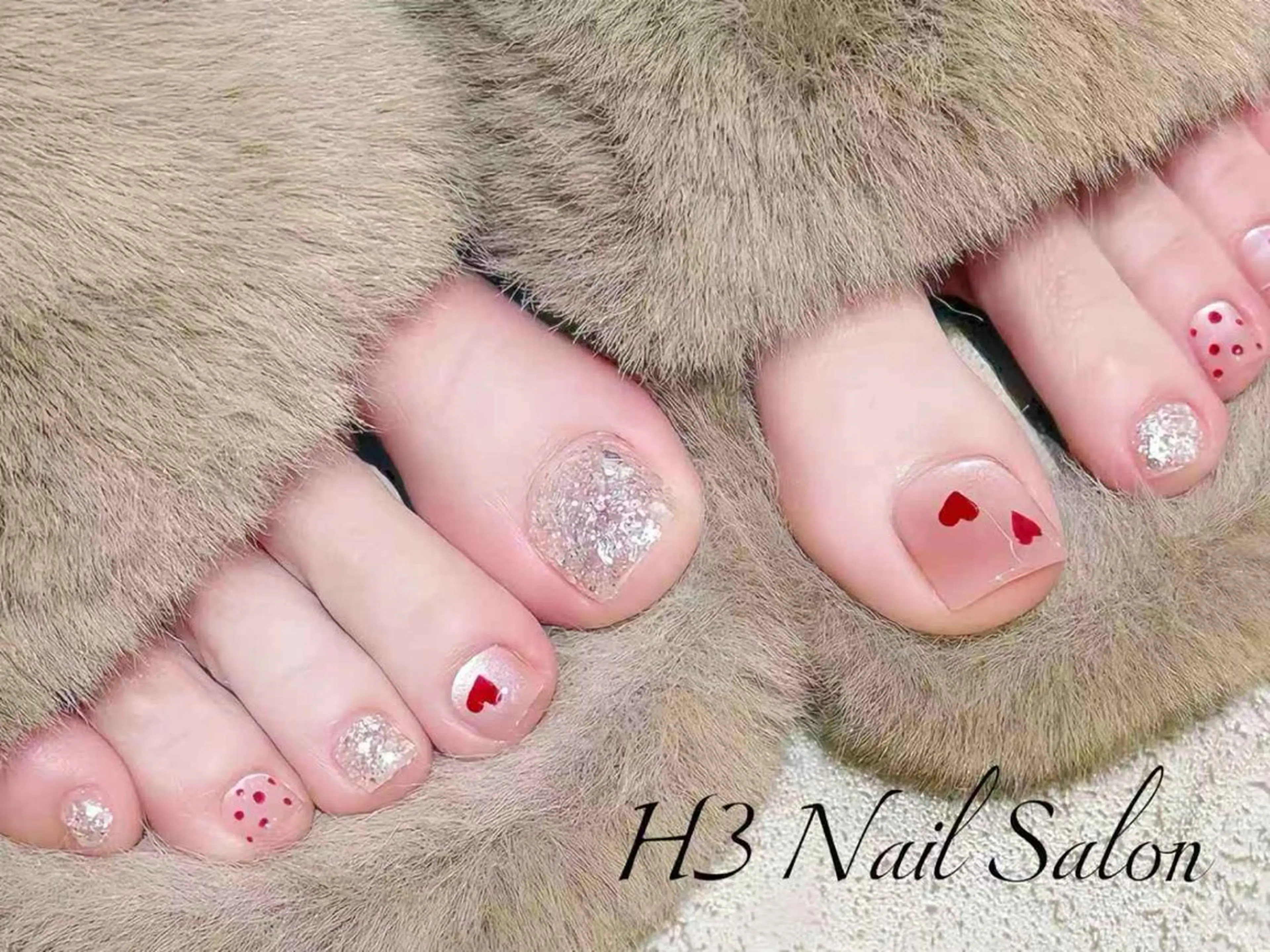 ネイル フットネイル H3 Nail ミライのネイルデザイン