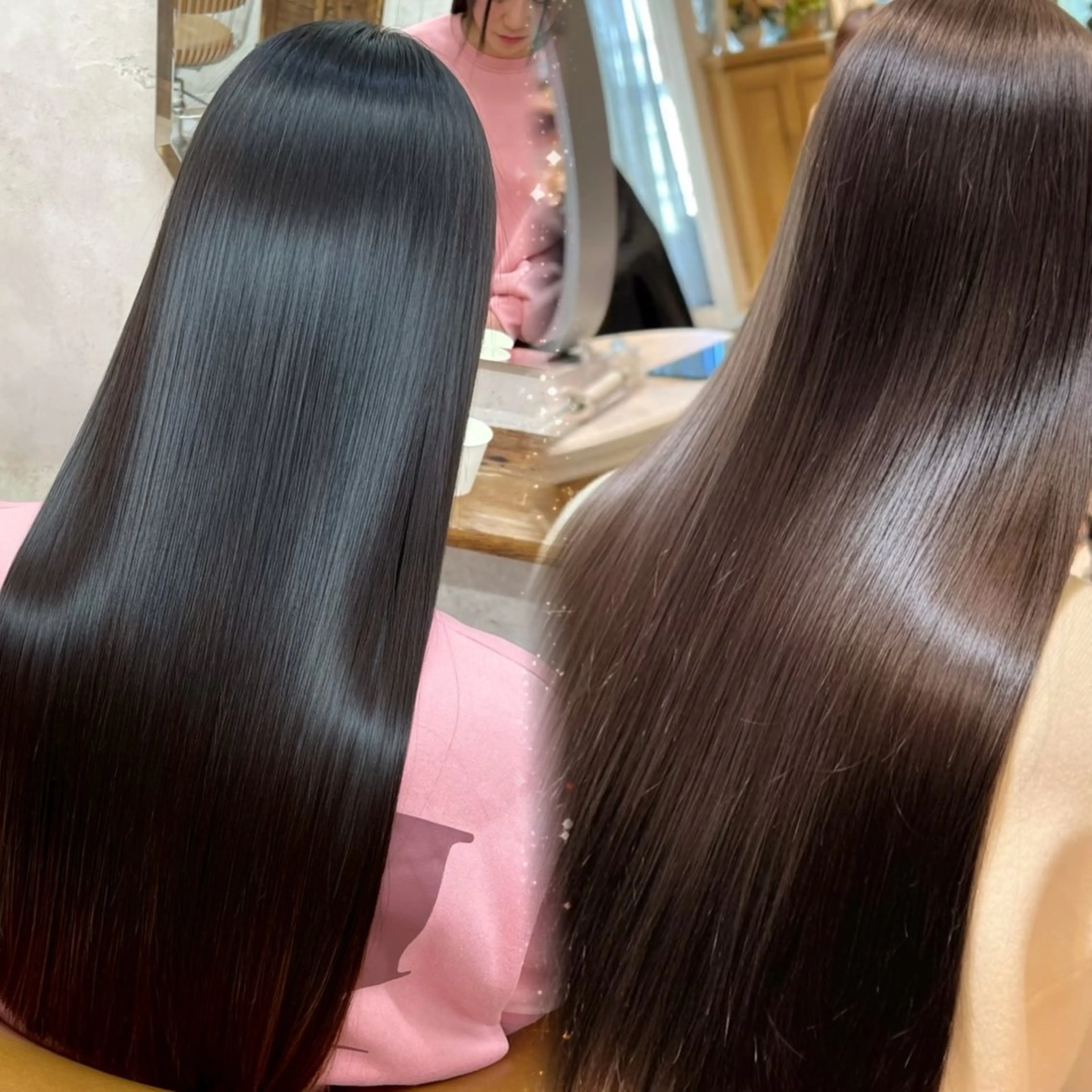 ロング カラー パーマ 透明感カラー 縮毛矯正 カット ヘアカラー 縮毛矯正 トリートメント 透明感カラー/艶髪/ 縮毛矯正/たくまのヘアスタイル