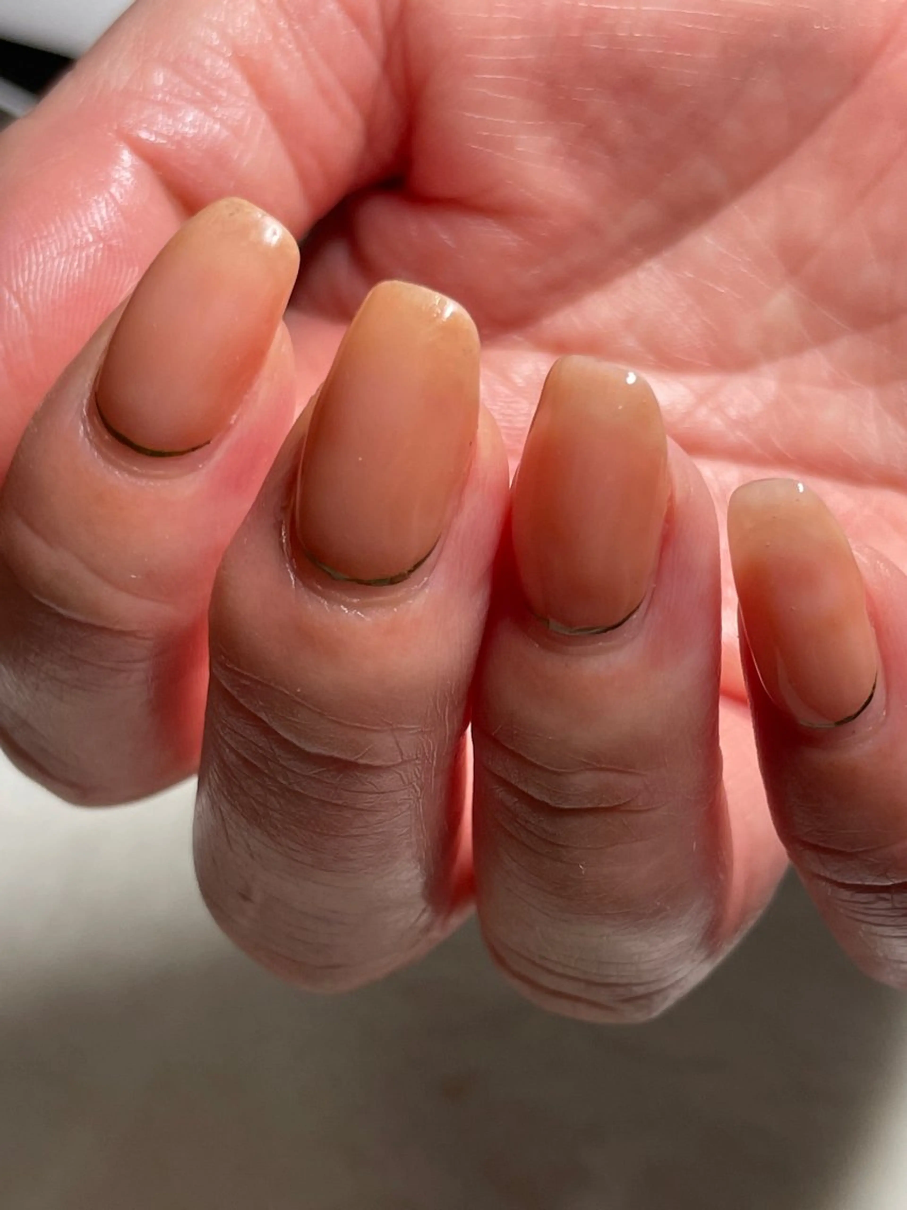 メンズ ネイル シンプルネイル Chérinail 爪のお手入れのネイルデザイン