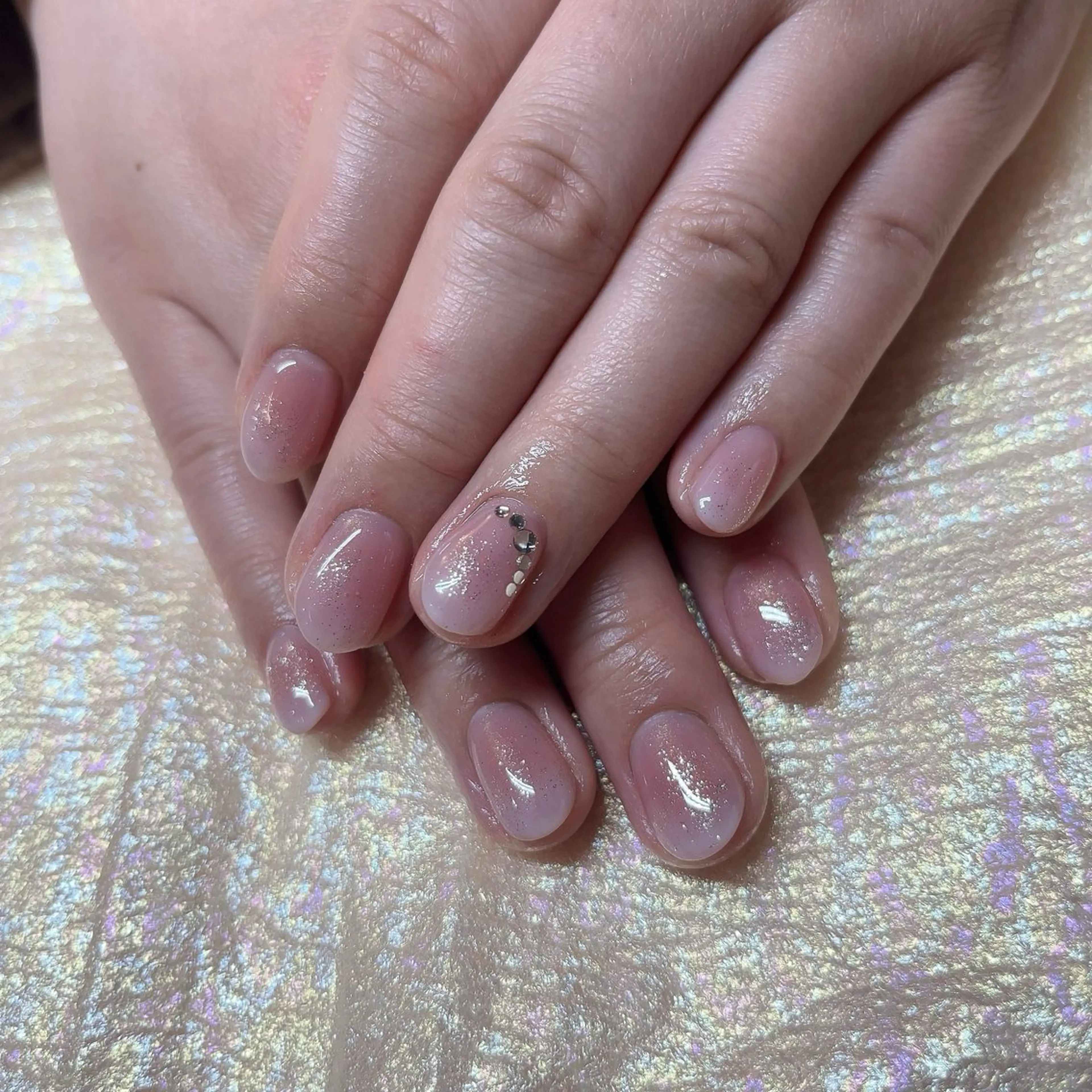 ネイル ハンドネイル MoonNail ユリ🌸のネイルデザイン