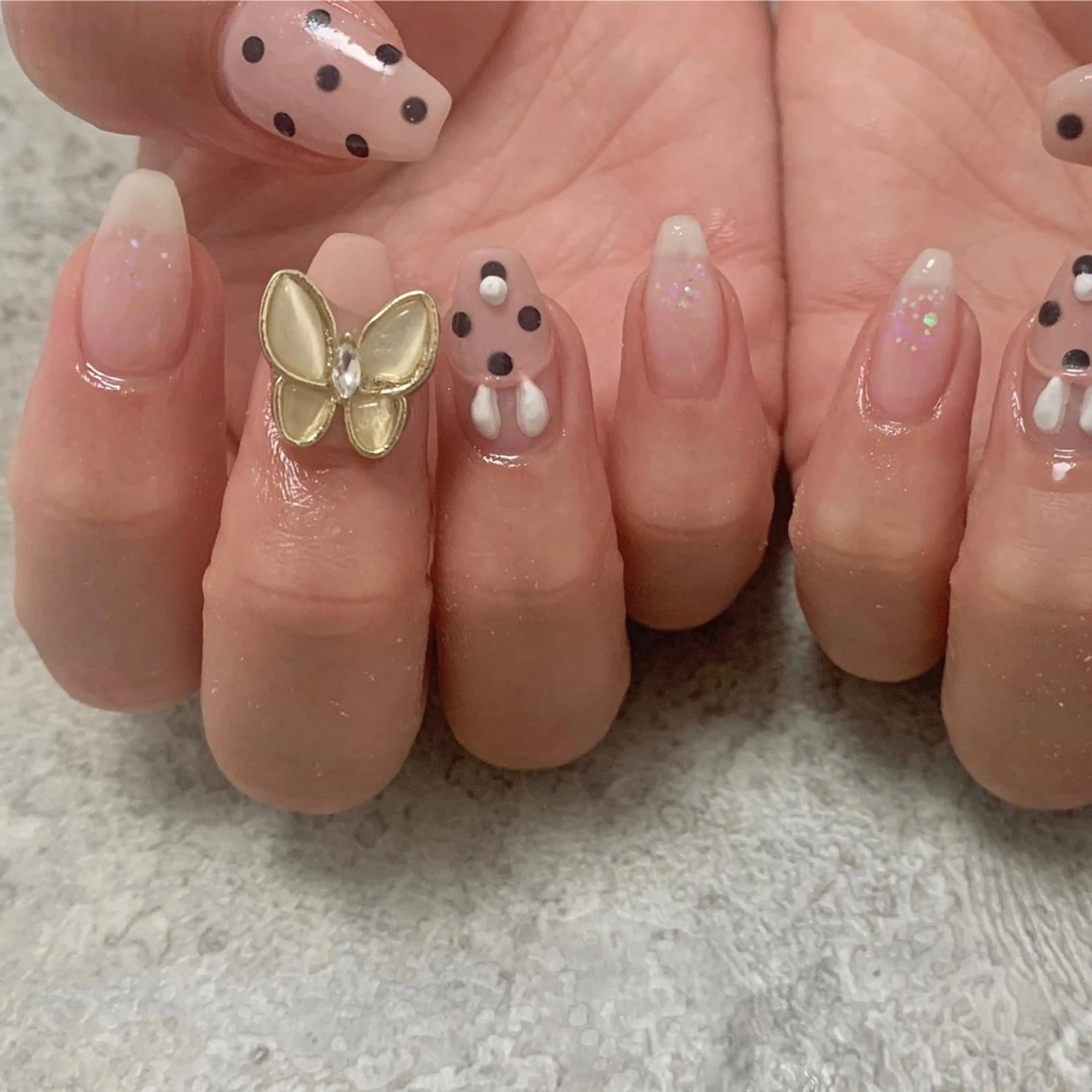 カラー ネイル アートネイル 持ち込み ハンドネイル 松井 亜由美のネイルデザイン