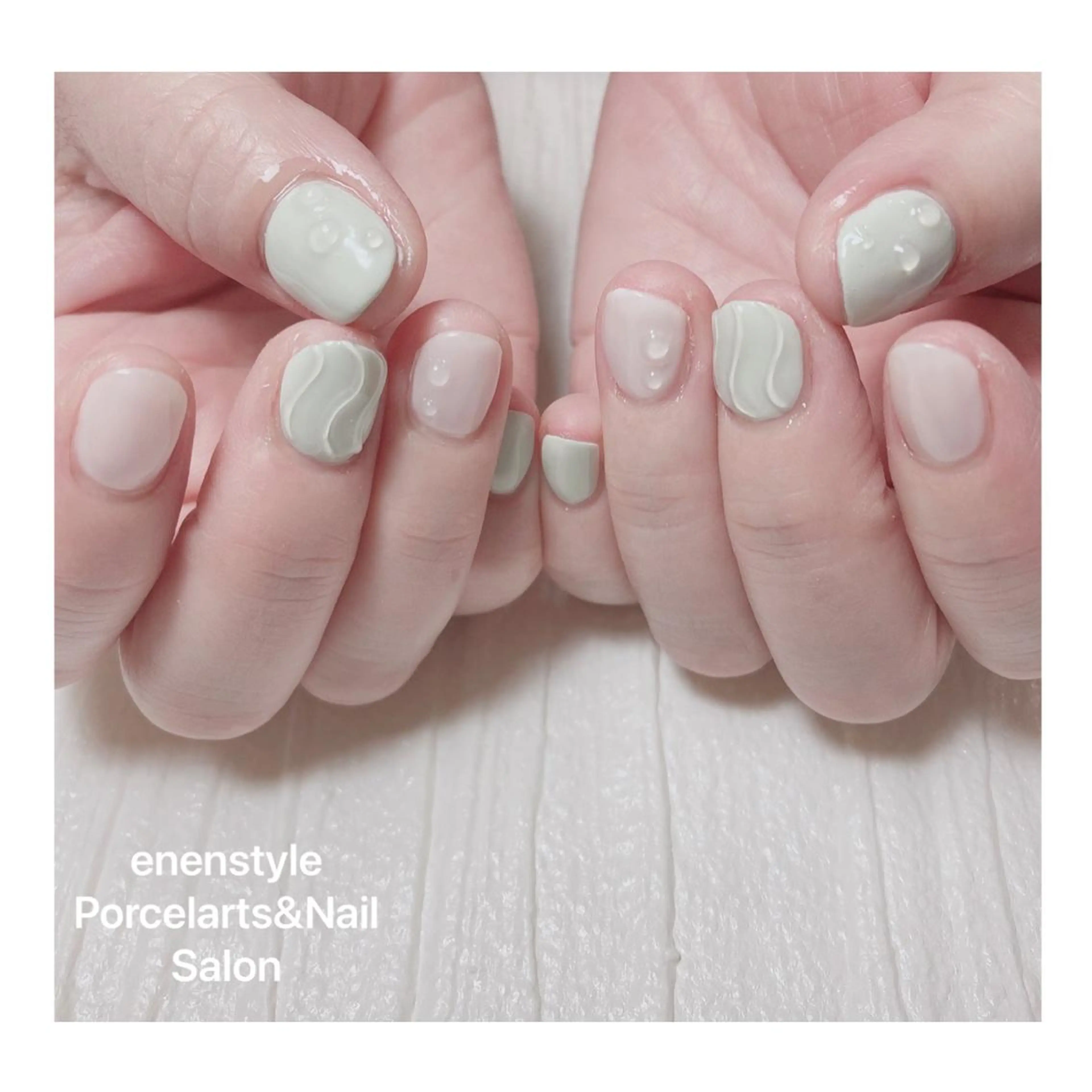 ショート ネイル ハンドネイル 👑enen style👑のネイルデザイン