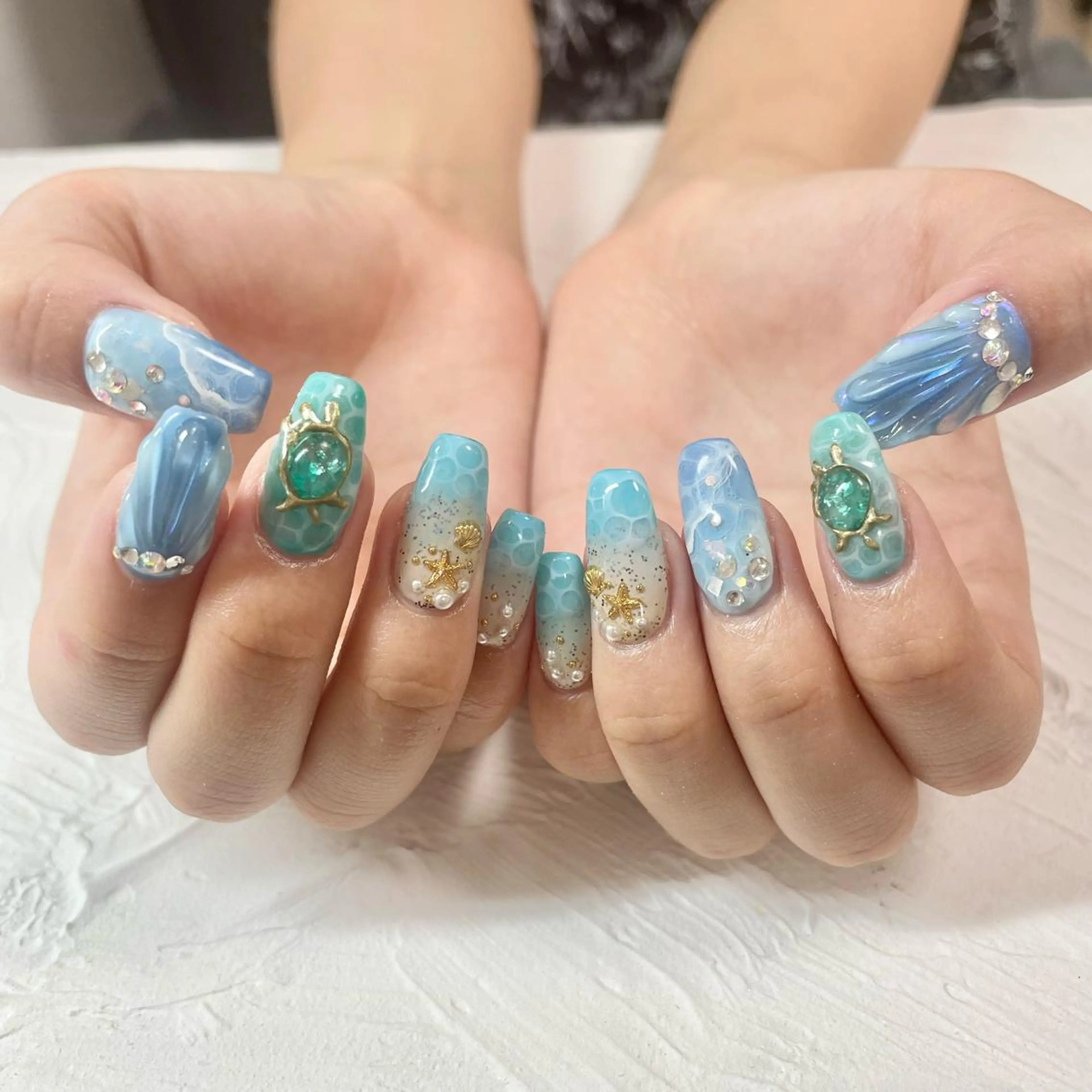 ネイル ハンドネイル フットネイル 🎀AYAKO 🎀中韓ネイルのネイルデザイン