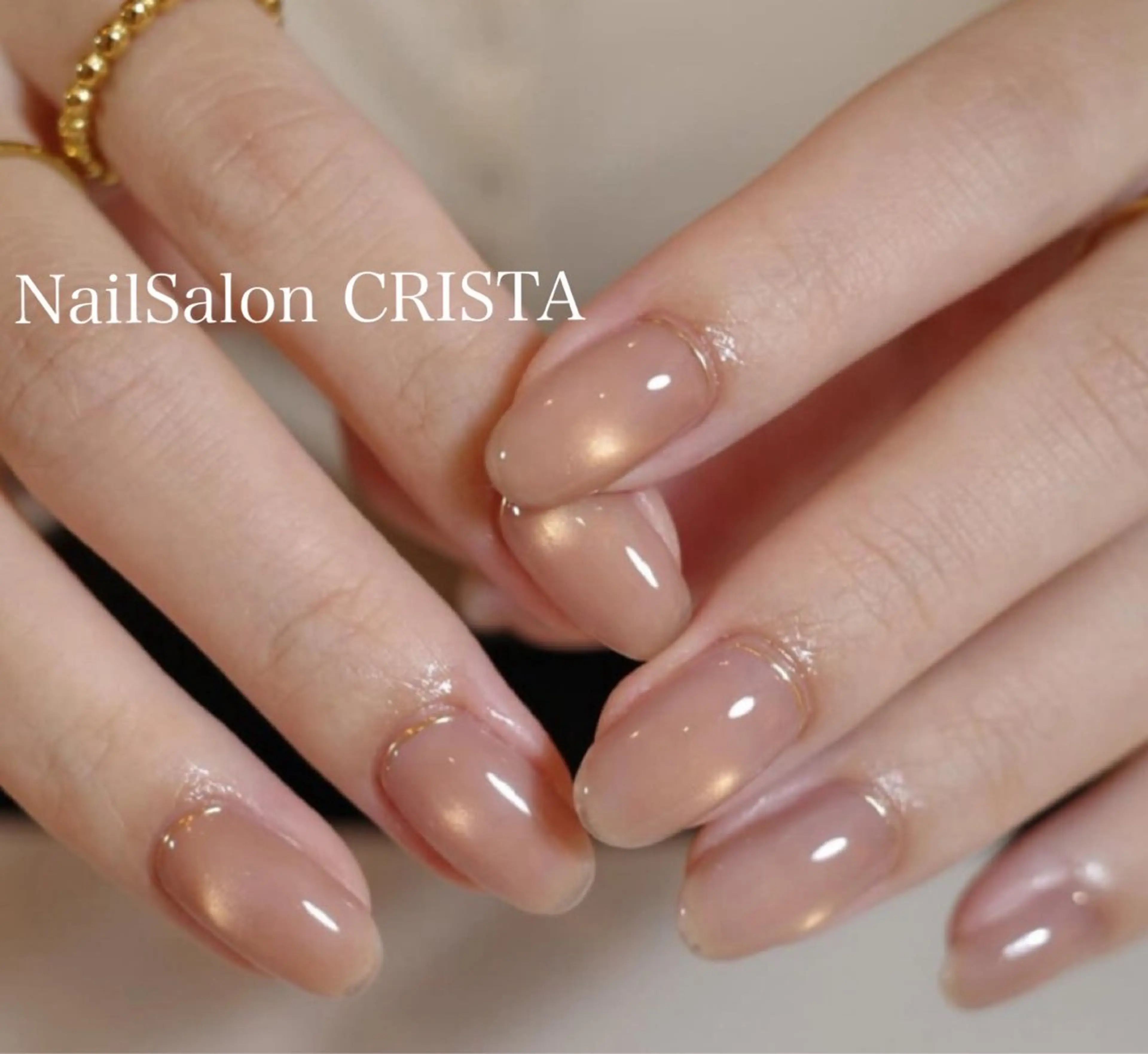 ネイル マグネットネイル シンプルネイル ハンドネイル CRISTA chikakoのネイルデザイン