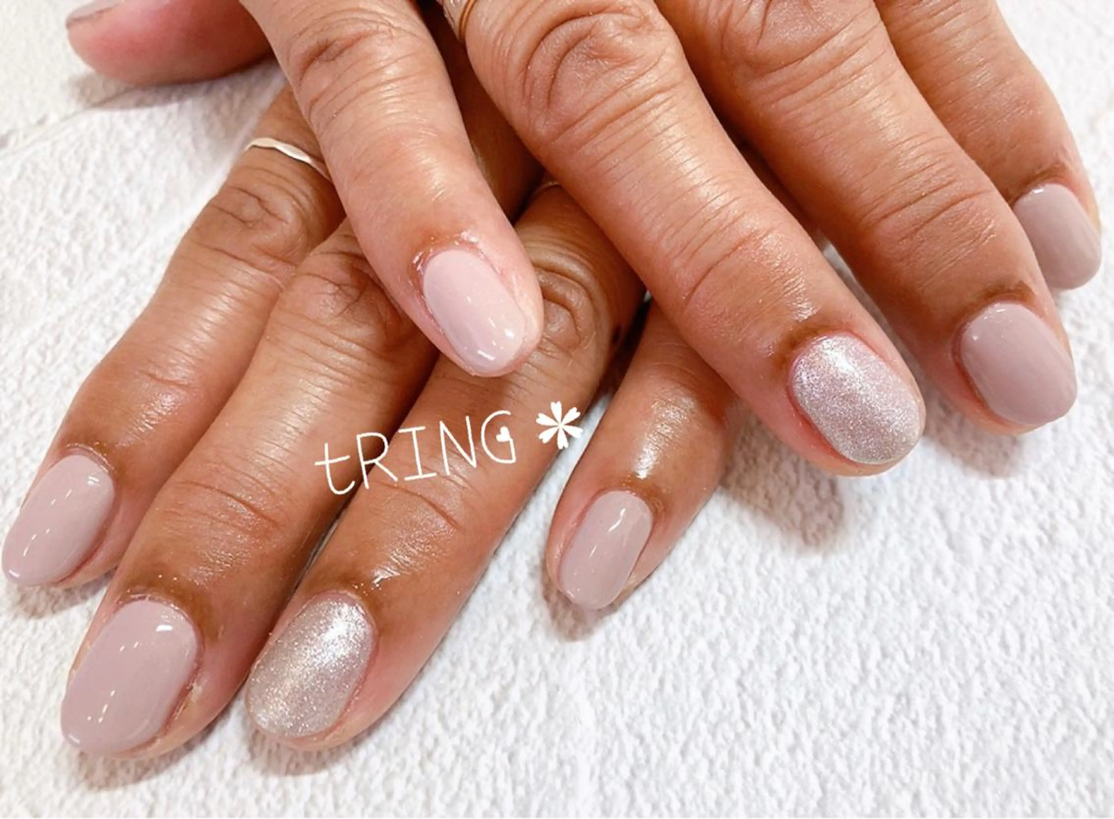 ネイル ハンドネイル tRING＊ しいの木台のネイルデザイン