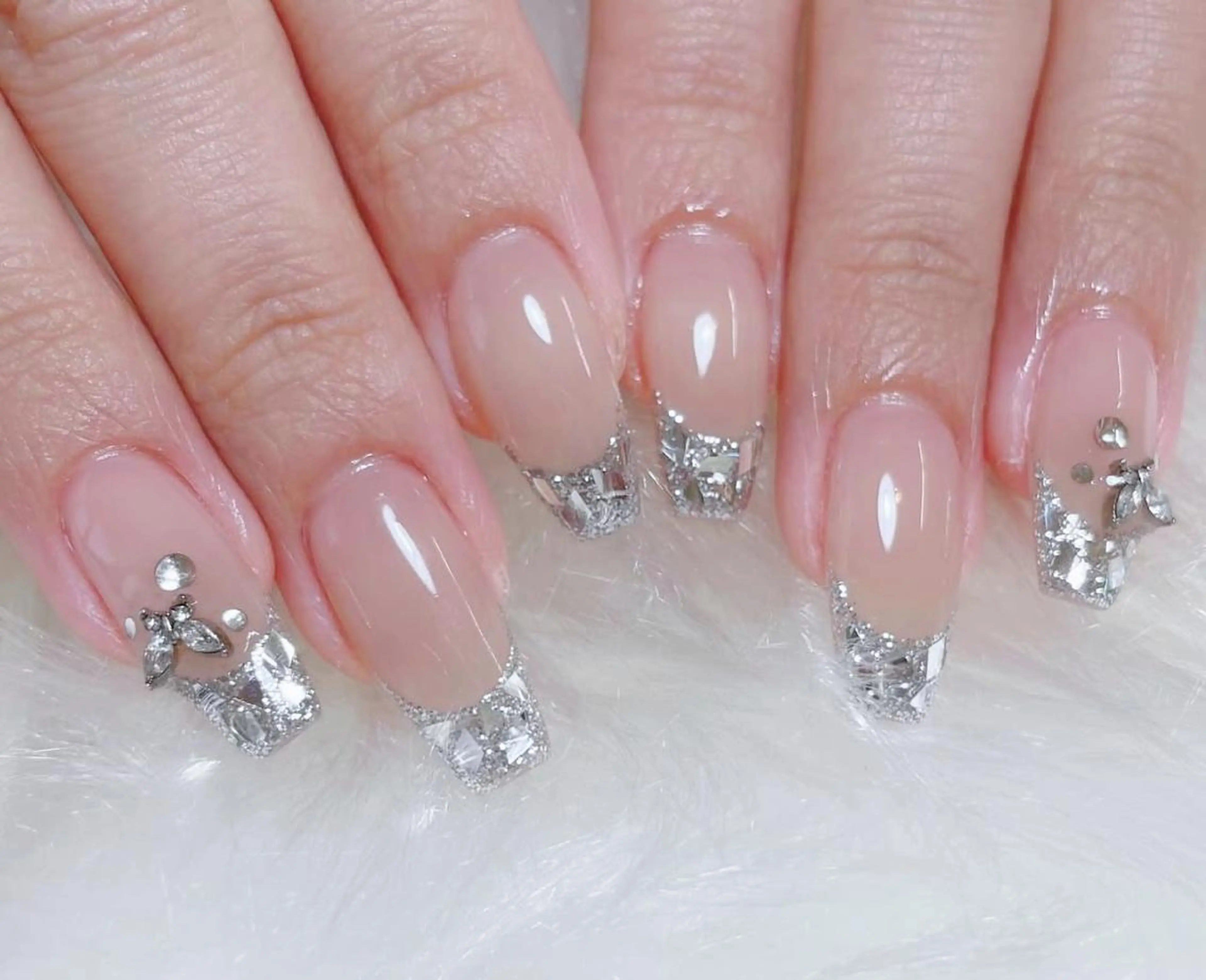 【高級感UP☆】Hand｜≪選べるフレンチ≫ガラスフレンチの写真