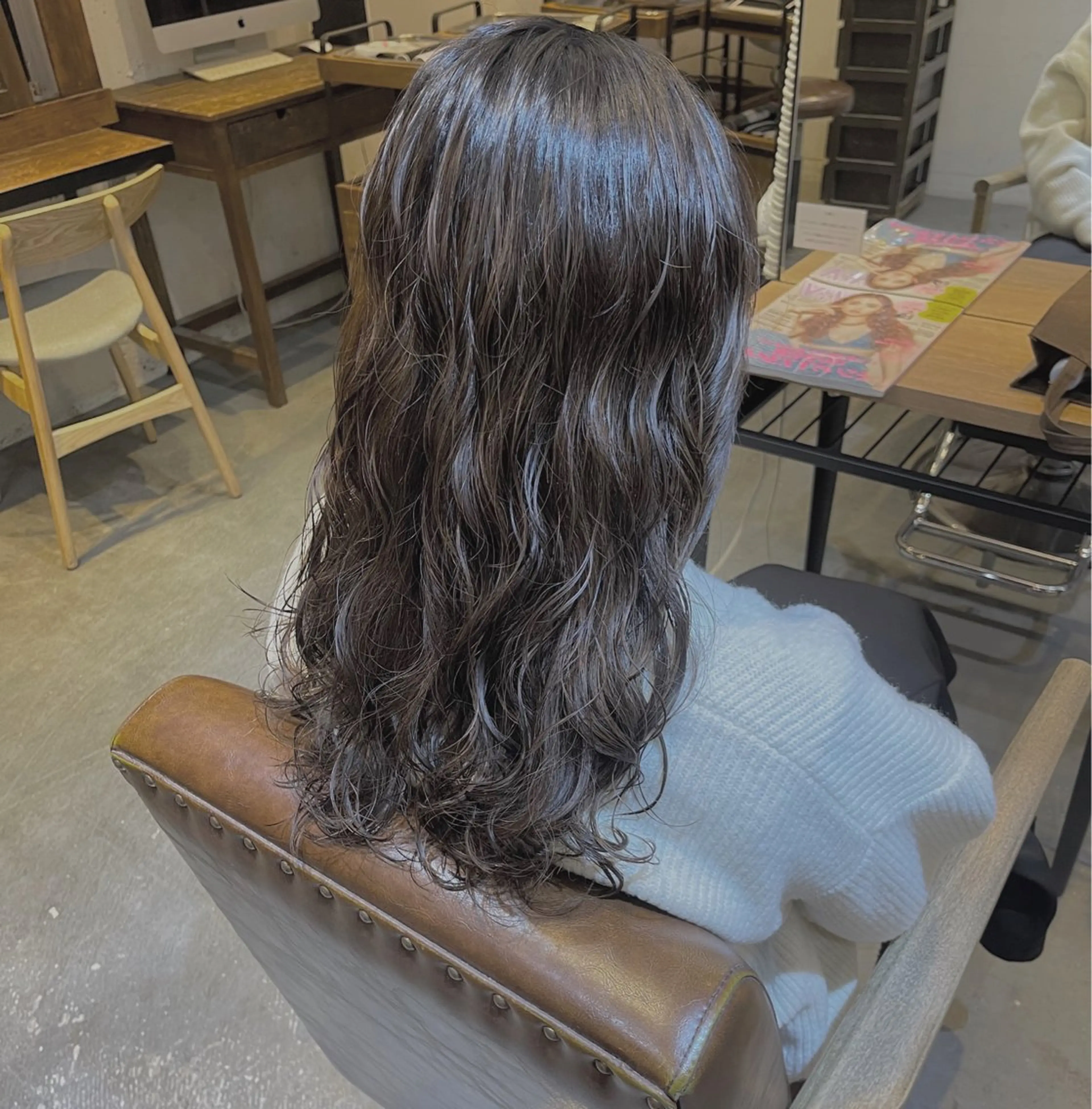 ロング パーマ 艶カラー/パーマ /ヒナのヘアスタイル