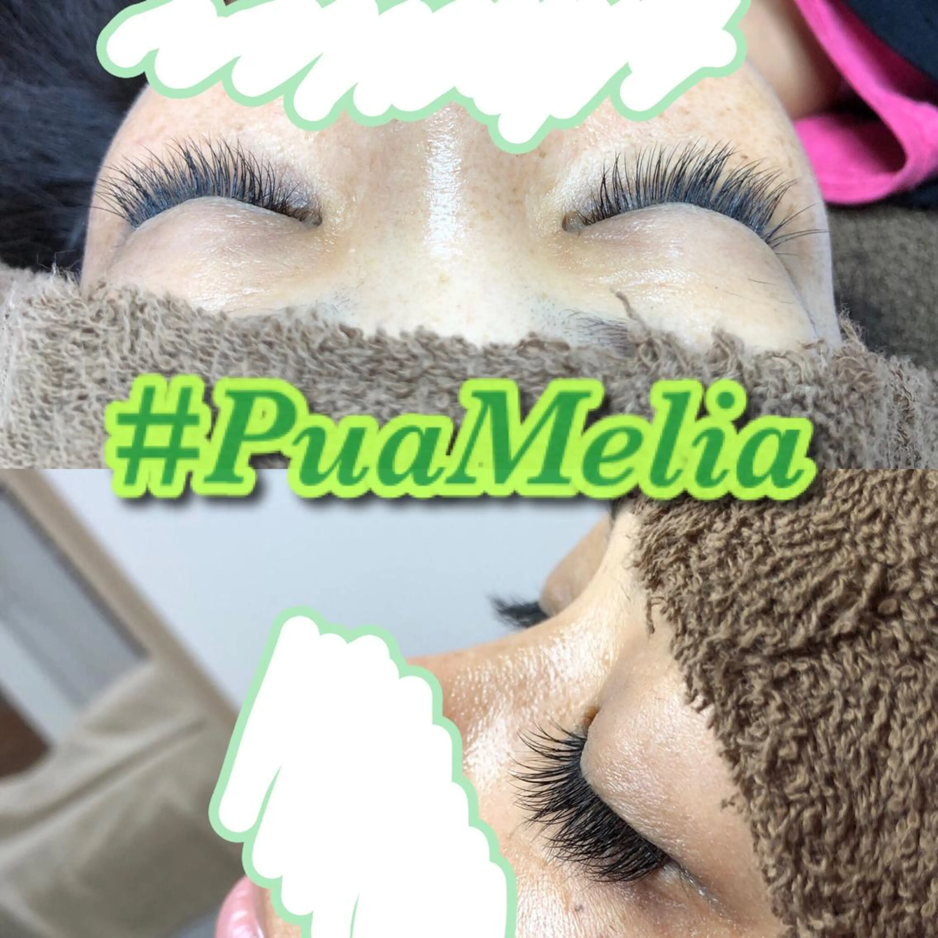 マツエク・マツパ Jカール ナチュラル Pua Meliaのマツエク・マツパデザイン