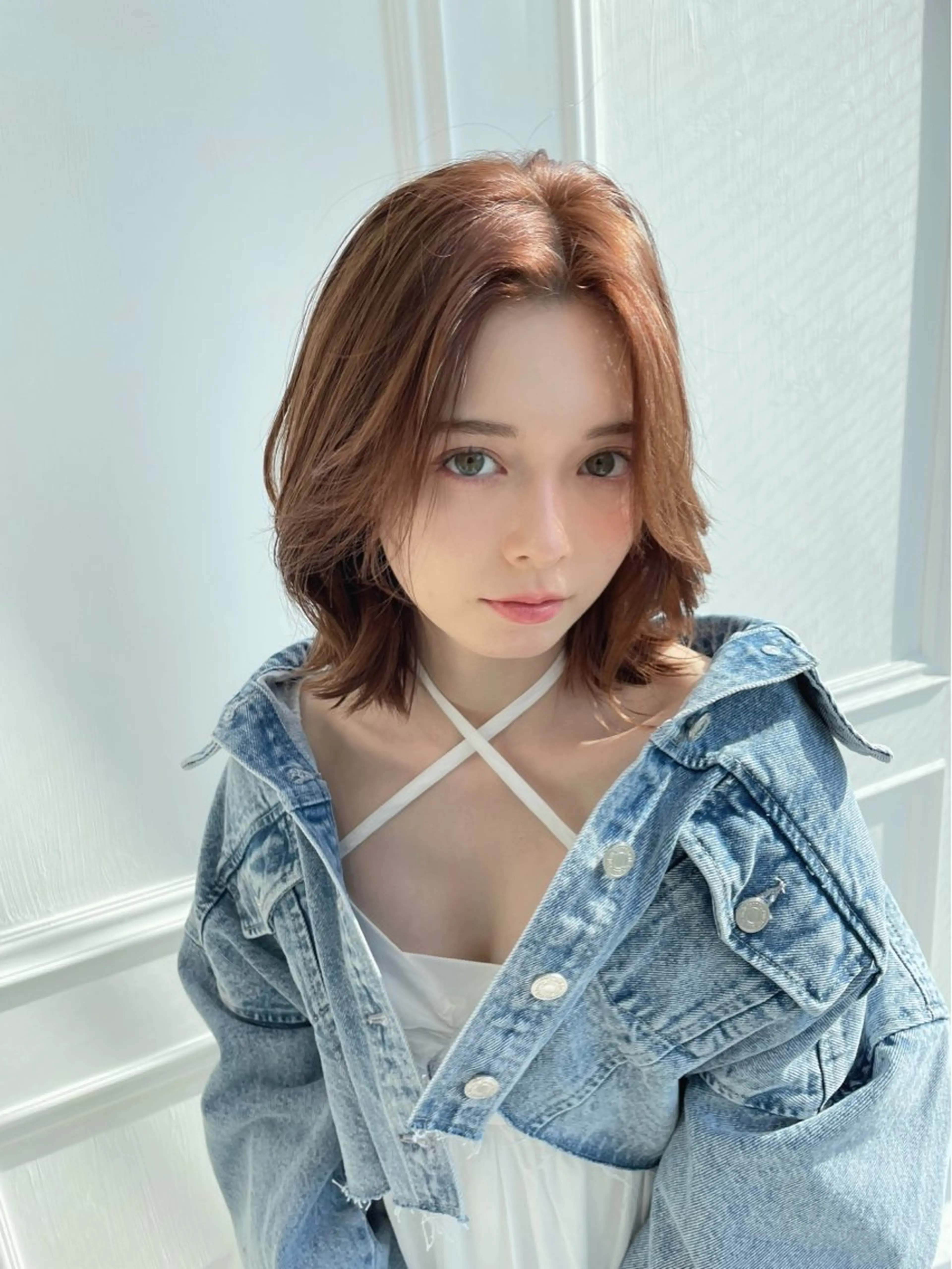 ミディアム チダアキフミ Ash大森のヘアスタイル