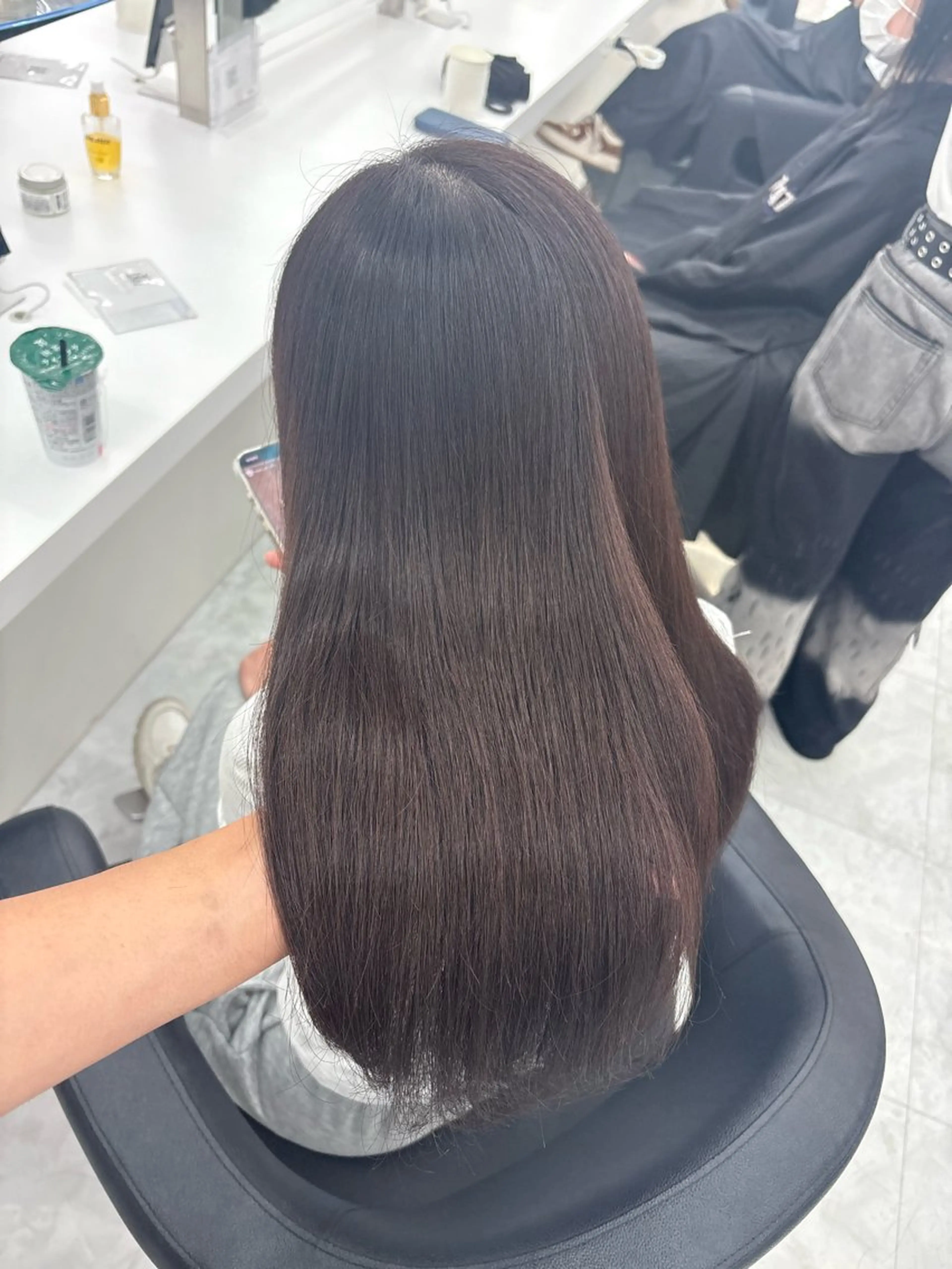 ロング カラー カット ヘアカラー ヘッドスパ ヘアセット ♦️暖色/縮毛矯正/ 🫗kazuki♦️のヘアスタイル