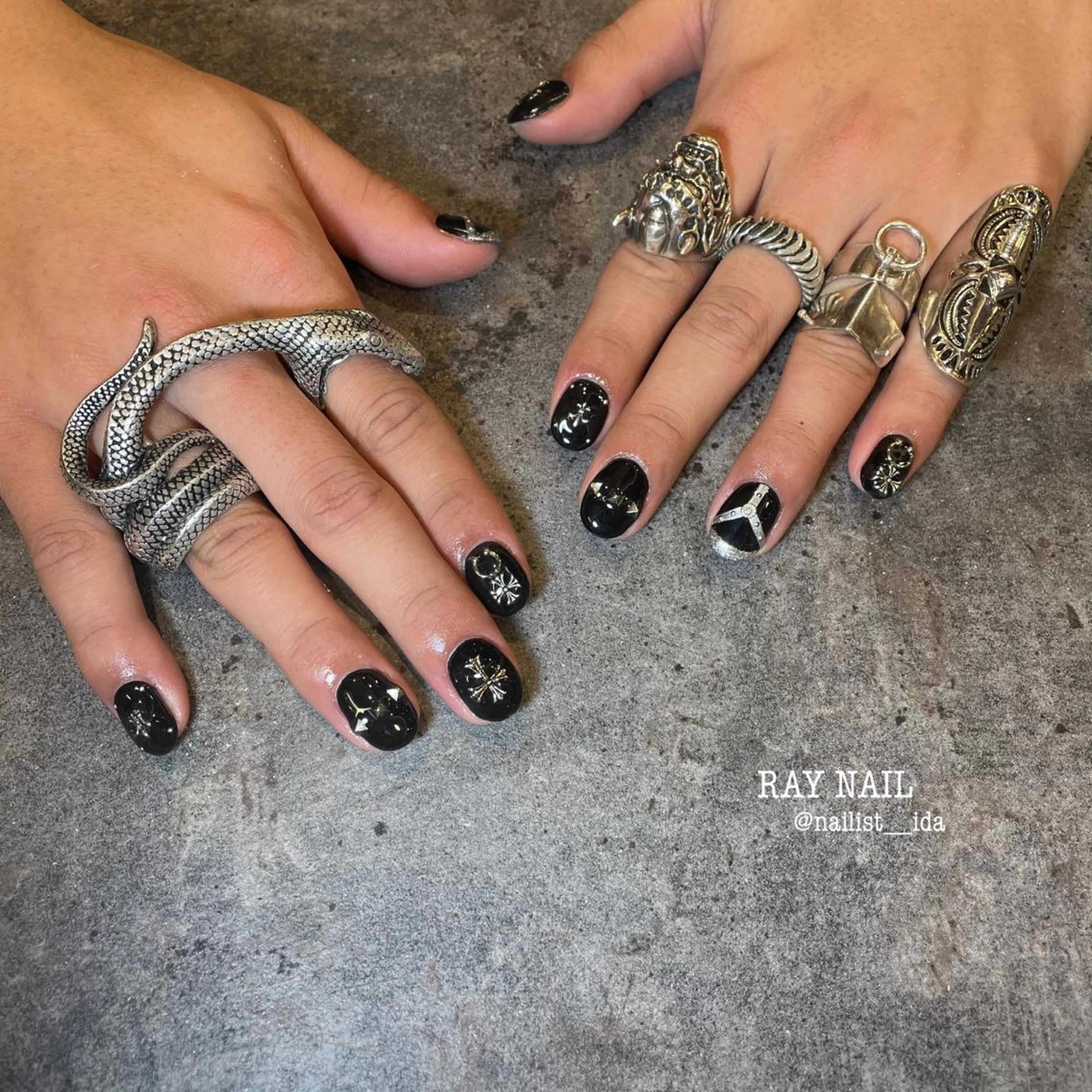 ネイル メンズネイル Arowa 伊田のネイルデザイン