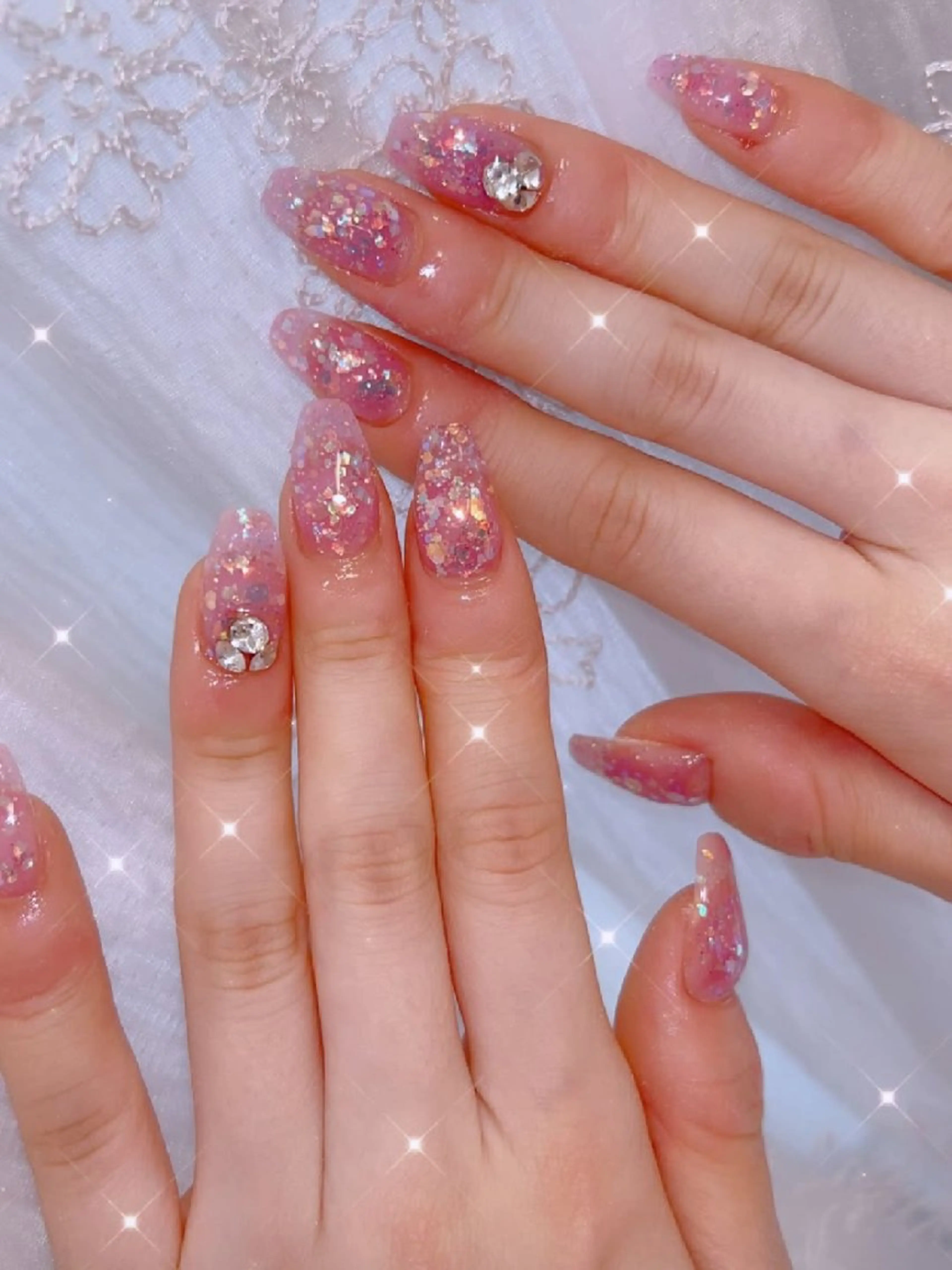 ネイル 長さ出し ジェルネイル 韓国ネイル マグネットネイル ニュアンスネイル ハンドネイル I LOVE ME NAIL.｡.:*♡のネイルデザイン