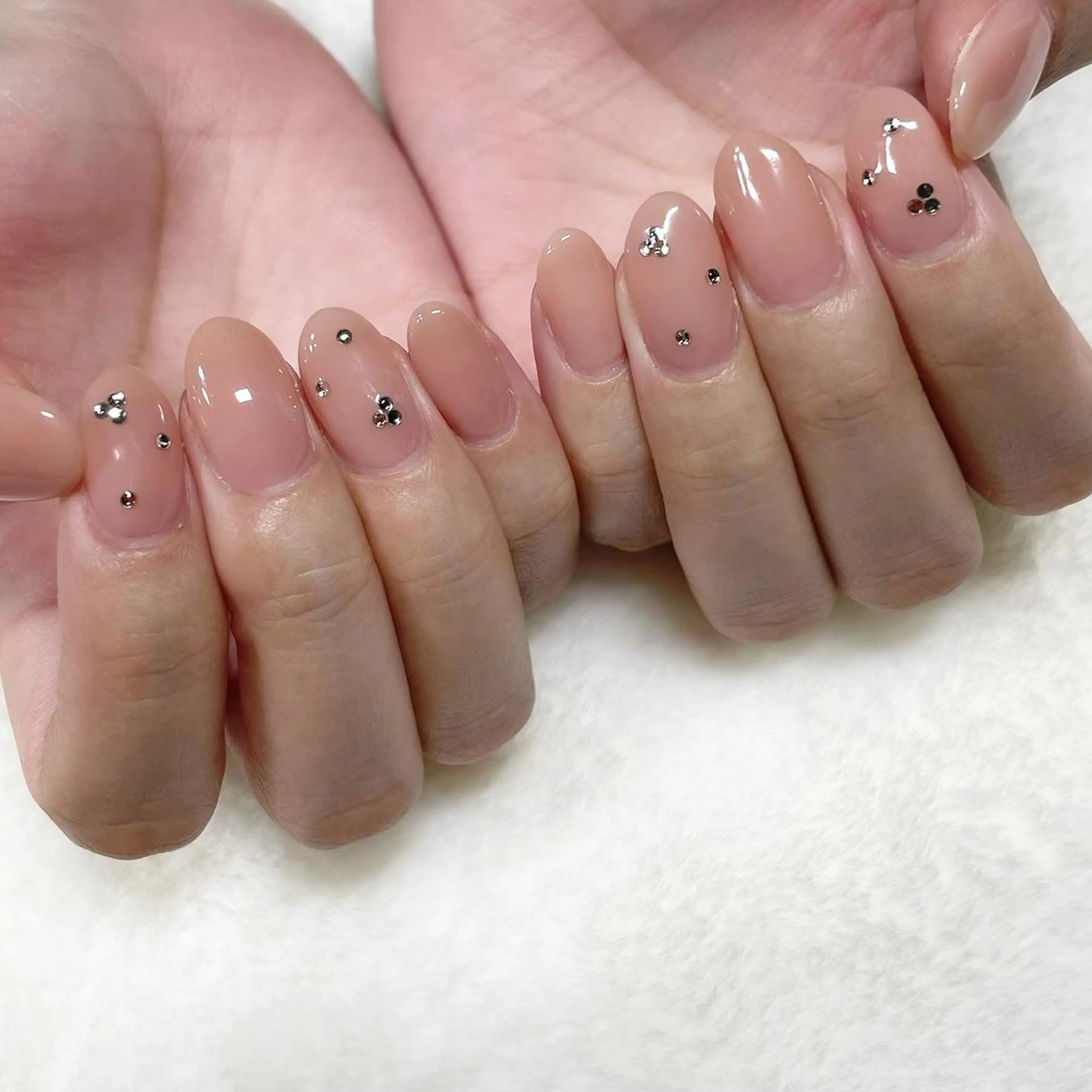 ネイル ジェルネイル シンプルネイル 東 千夏のネイルデザイン