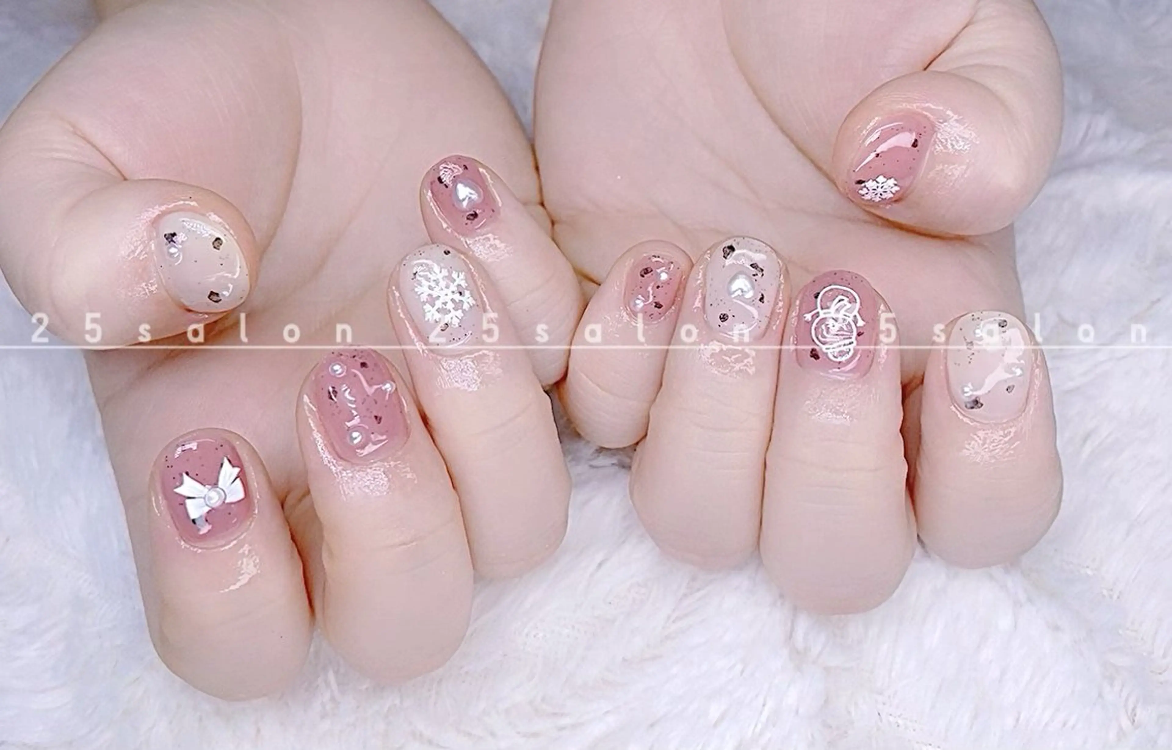 ネイル オーロラネイル チークネイル フットネイル フレンチネイル ジェルネイル 2 5のマツエク・マツパデザイン